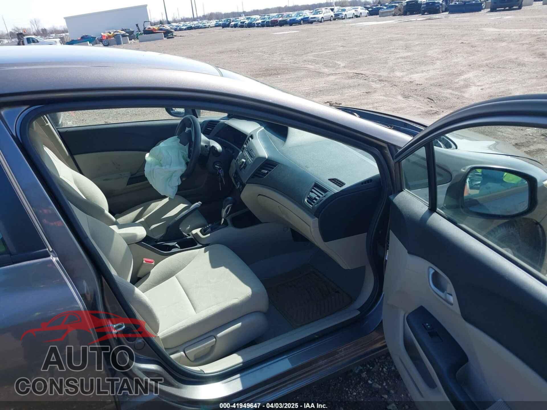 HONDA CIVIC 2012 - 19XFB2F53CE092672