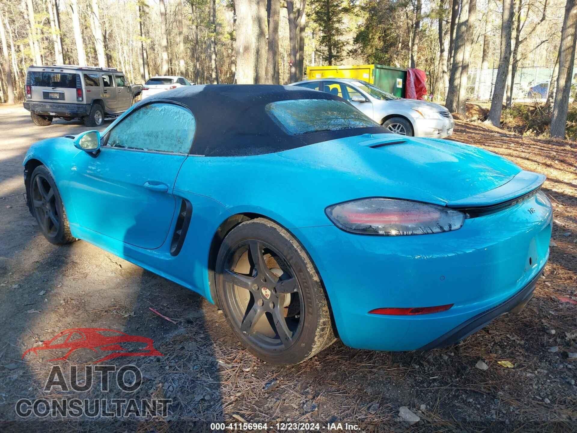 PORSCHE 718 BOXSTER 2017 - WP0CA2A82HS221013