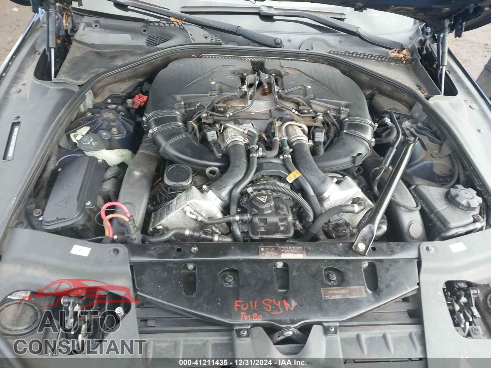 BMW 650I 2012 - WBALZ3C59CDL72605