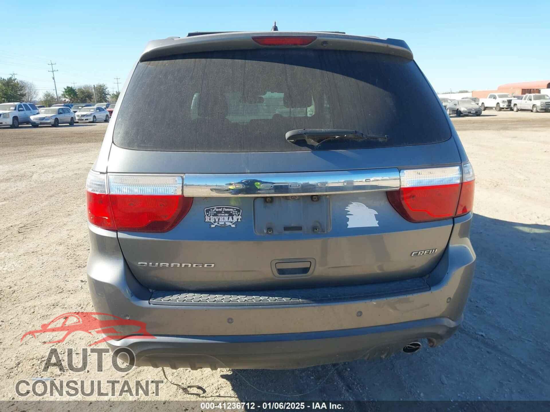 DODGE DURANGO 2012 - 1C4RDHDG5CC158418