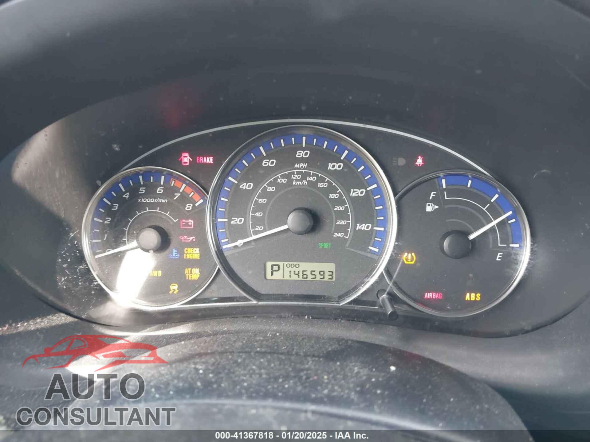 SUBARU FORESTER 2012 - JF2SHAEC4CH420071