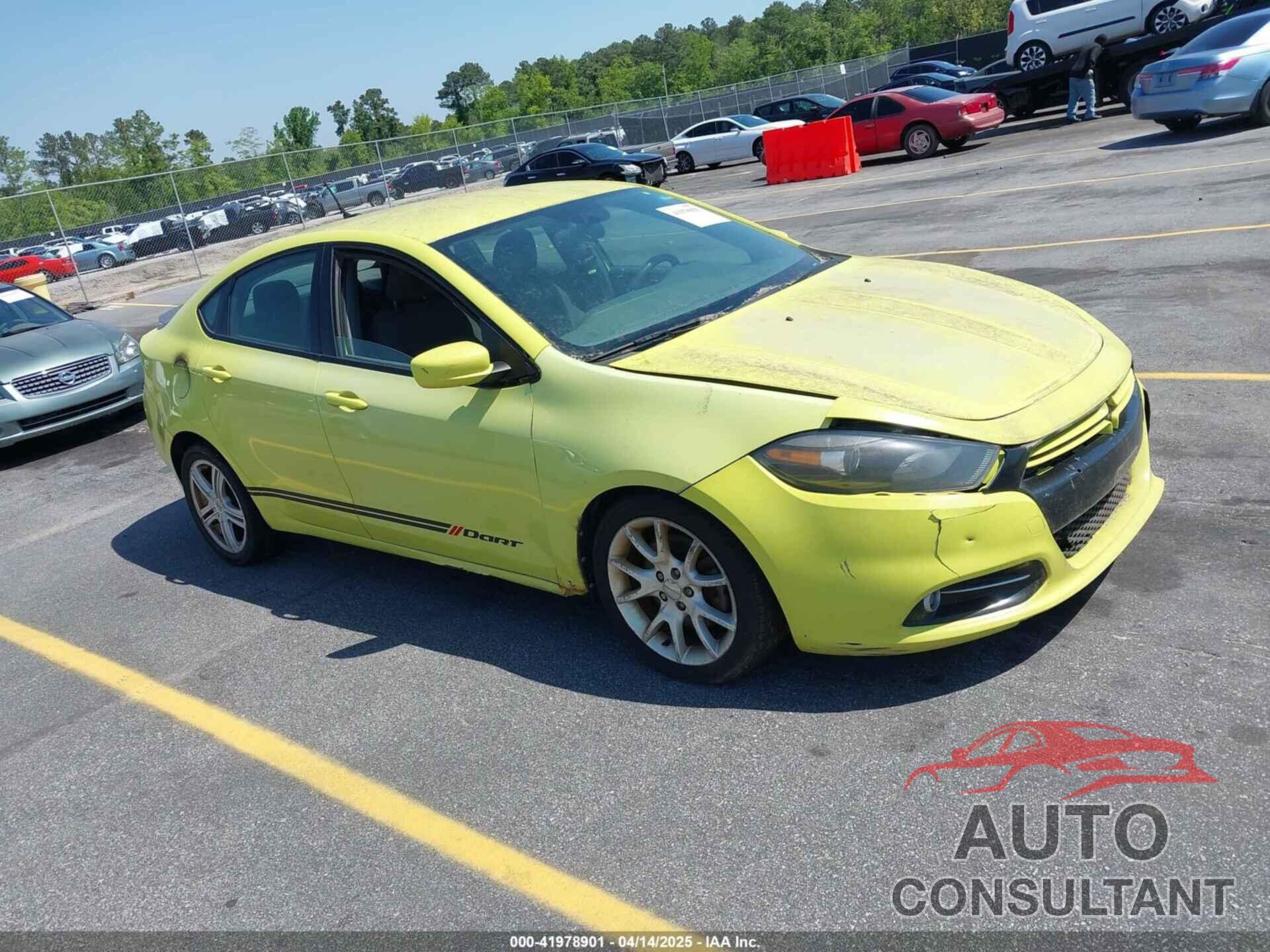 DODGE DART 2013 - 1C3CDFBA6DD175995