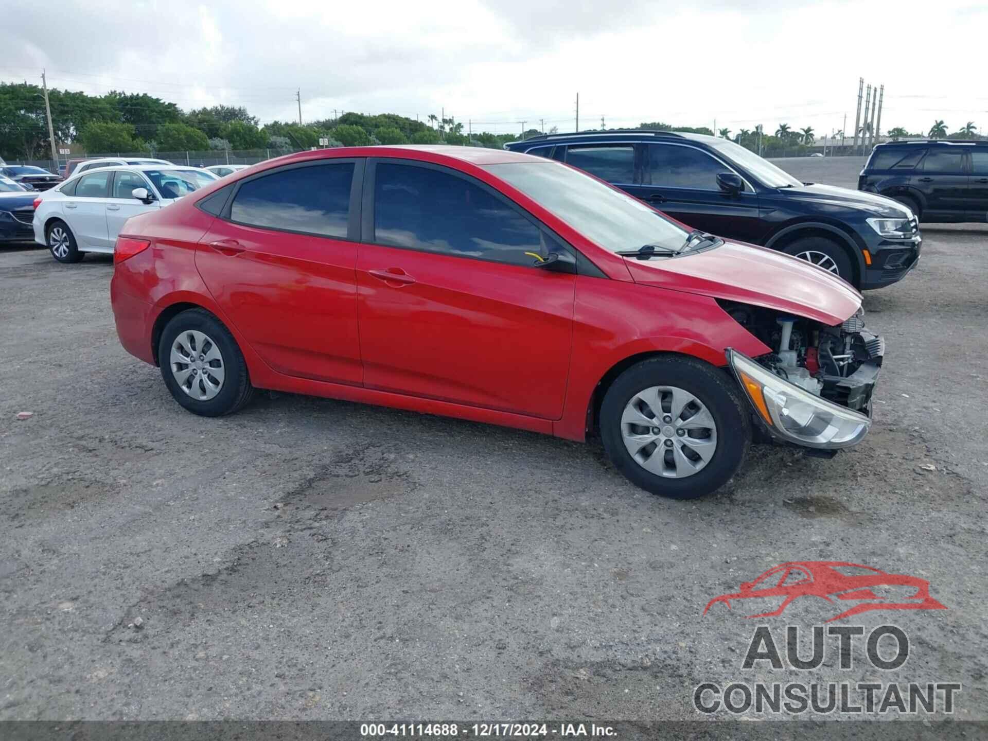 HYUNDAI ACCENT 2016 - KMHCT4AEXGU043622