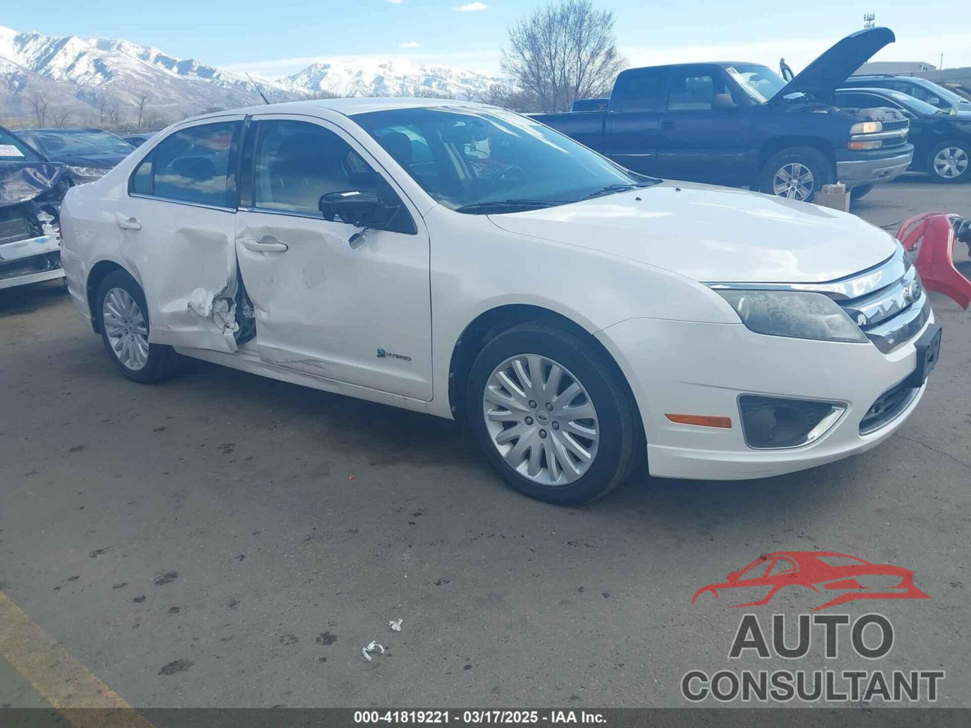 FORD FUSION HYBRID 2010 - 3FADP0L3XAR286174