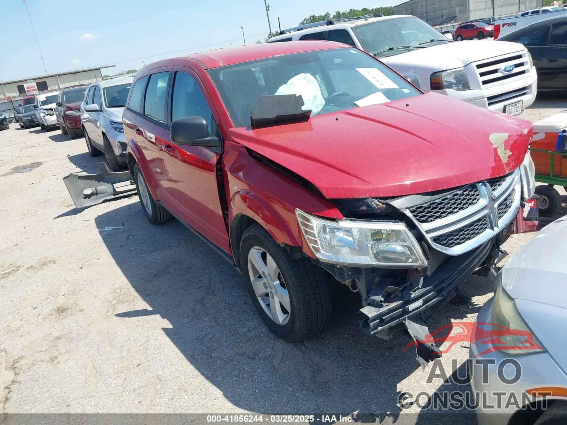 DODGE JOURNEY 2013 - 3C4PDCAB9DT576196