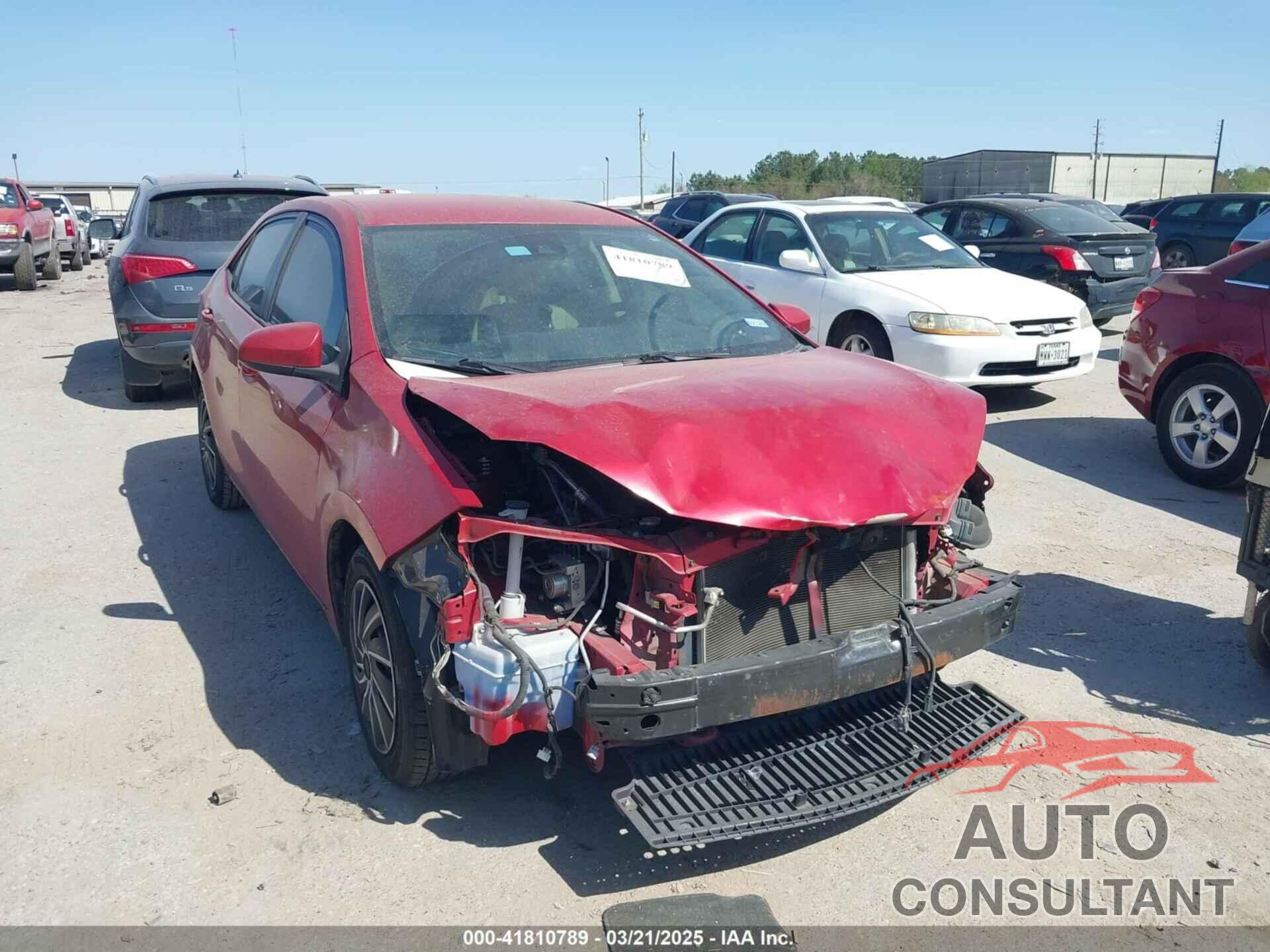 TOYOTA COROLLA 2017 - 2T1BURHE7HC926611