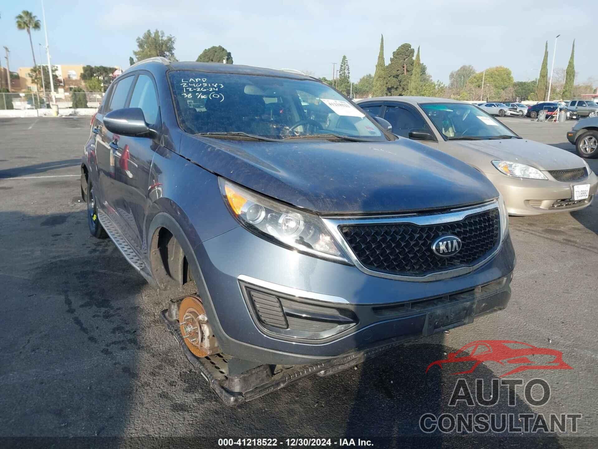 KIA SPORTAGE 2014 - KNDPB3ACXE7570590