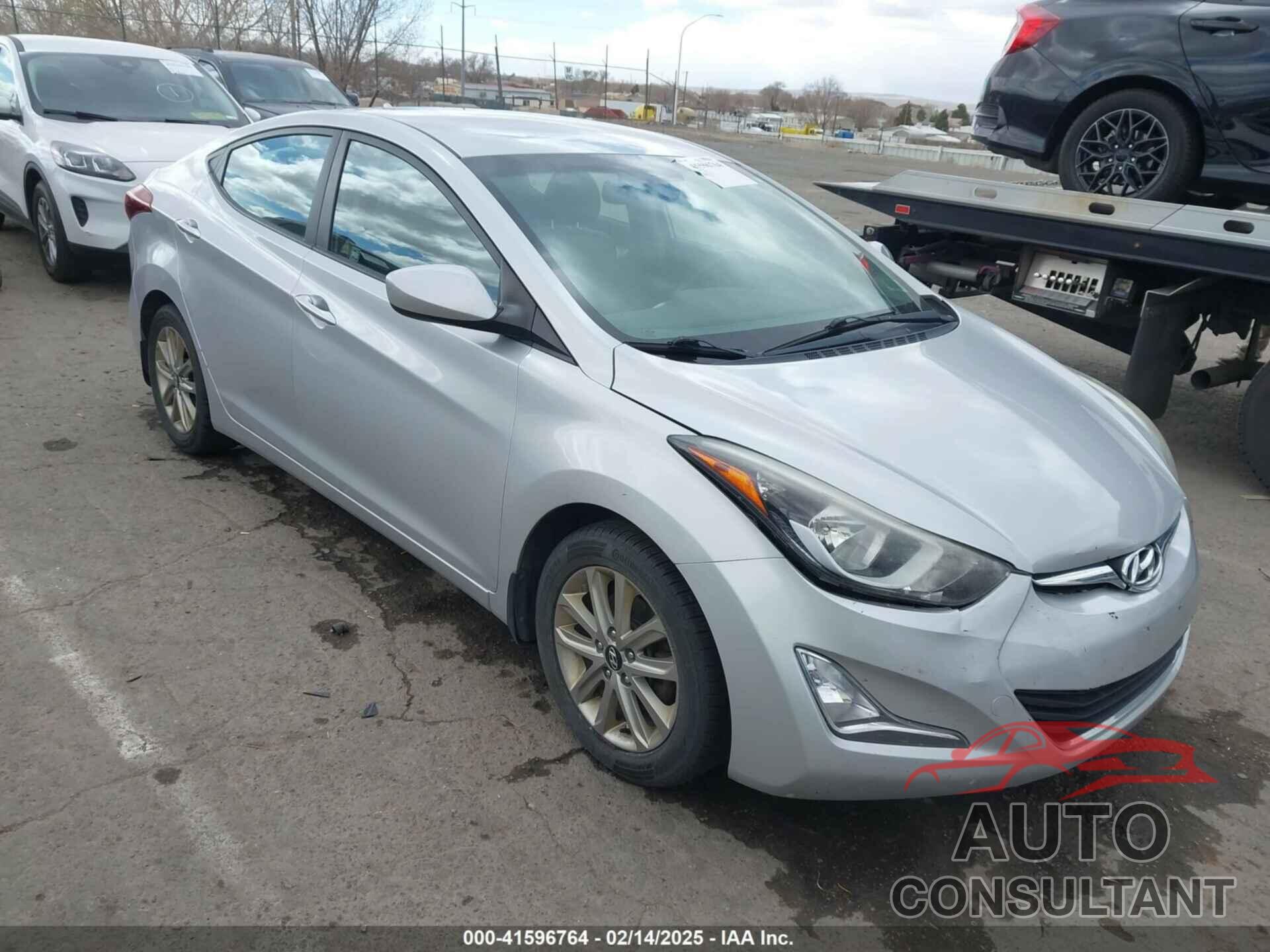 HYUNDAI ELANTRA 2014 - KMHDH4AE3EU121452