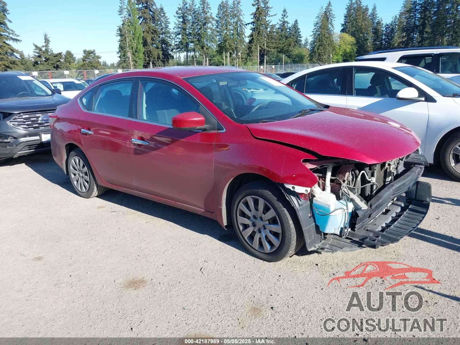 NISSAN SENTRA 2014 - 3N1AB7APXEL613811