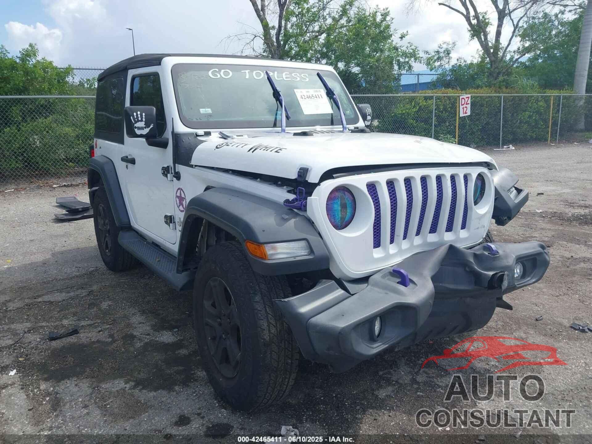 JEEP WRANGLER 2018 - 1C4GJXAGXJW151460