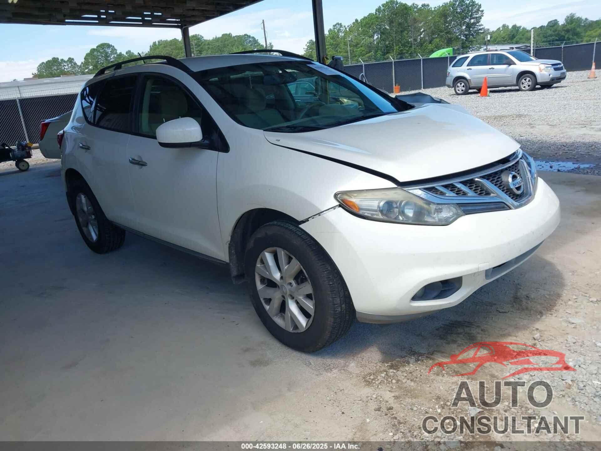 NISSAN MURANO 2013 - JN8AZ1MW2DW308003
