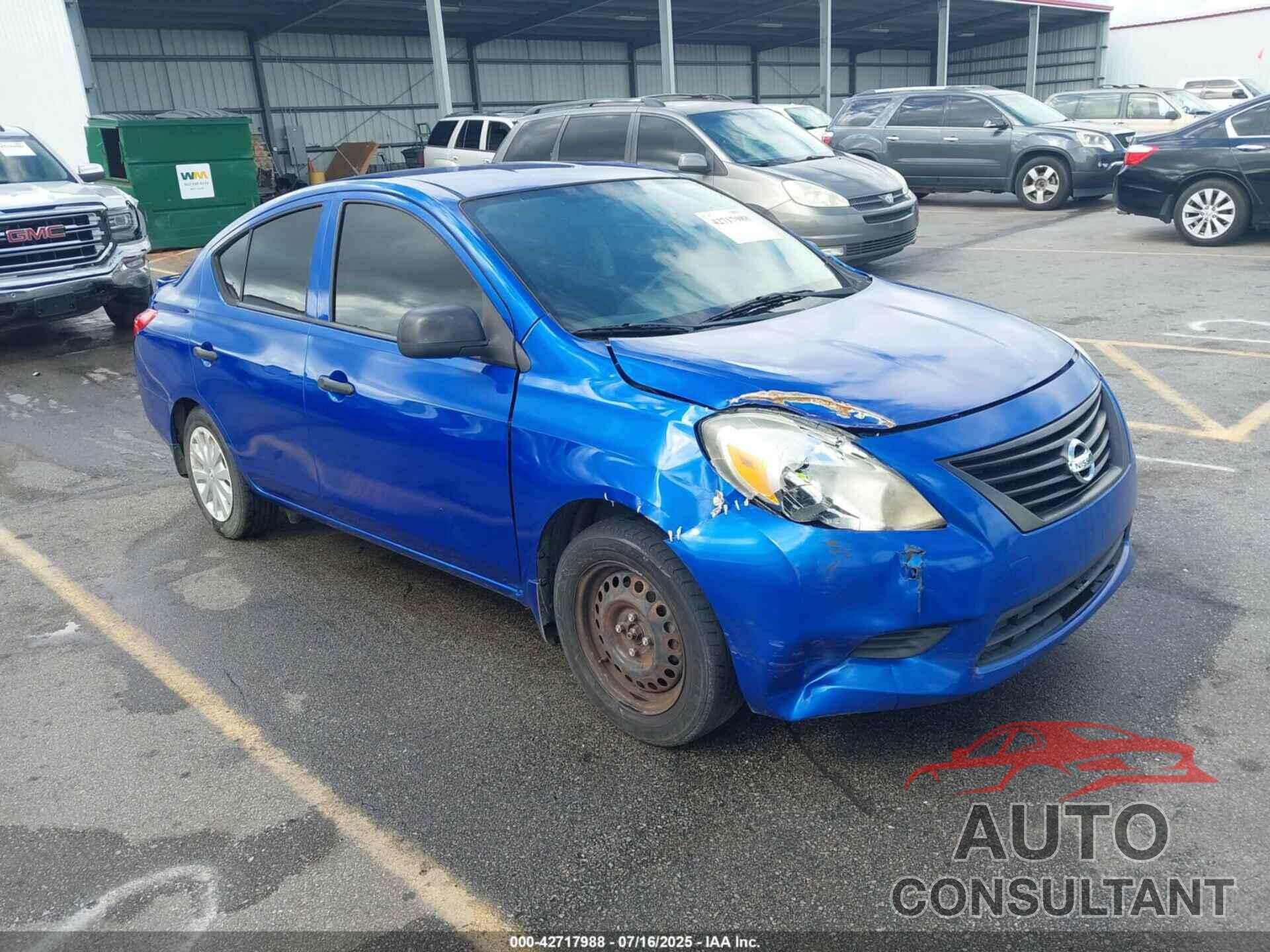 NISSAN VERSA 2013 - 3N1CN7AP3DL877225