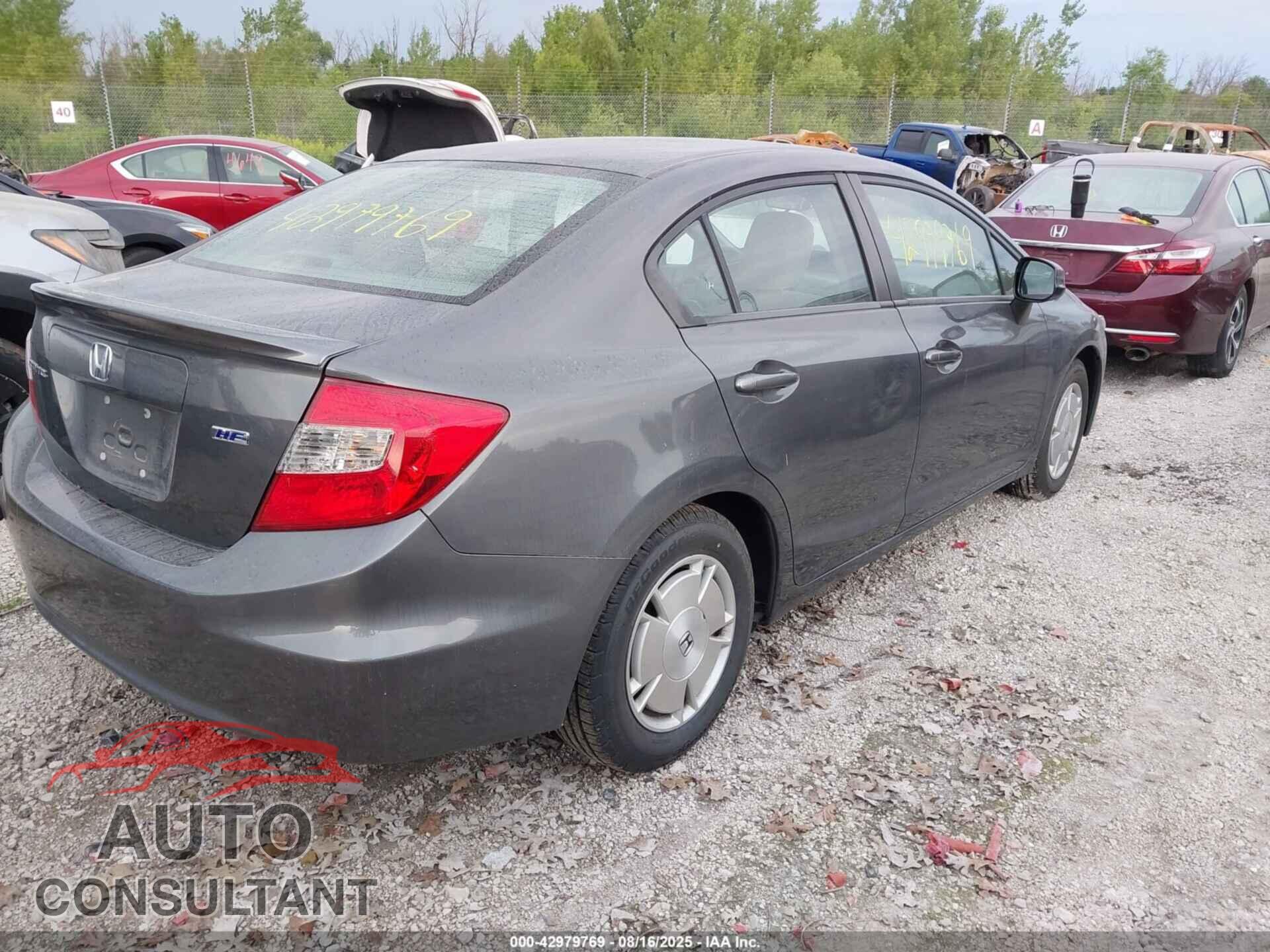 HONDA CIVIC 2012 - 2HGFB2F66CH552549