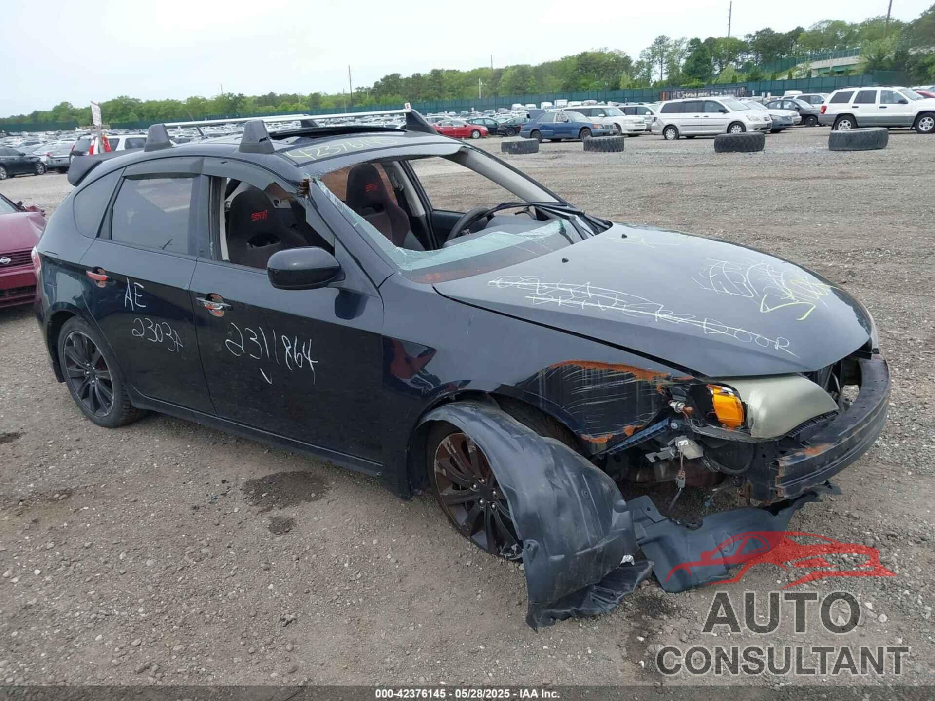 SUBARU IMPREZA 2010 - JF1GH6B61AH814291