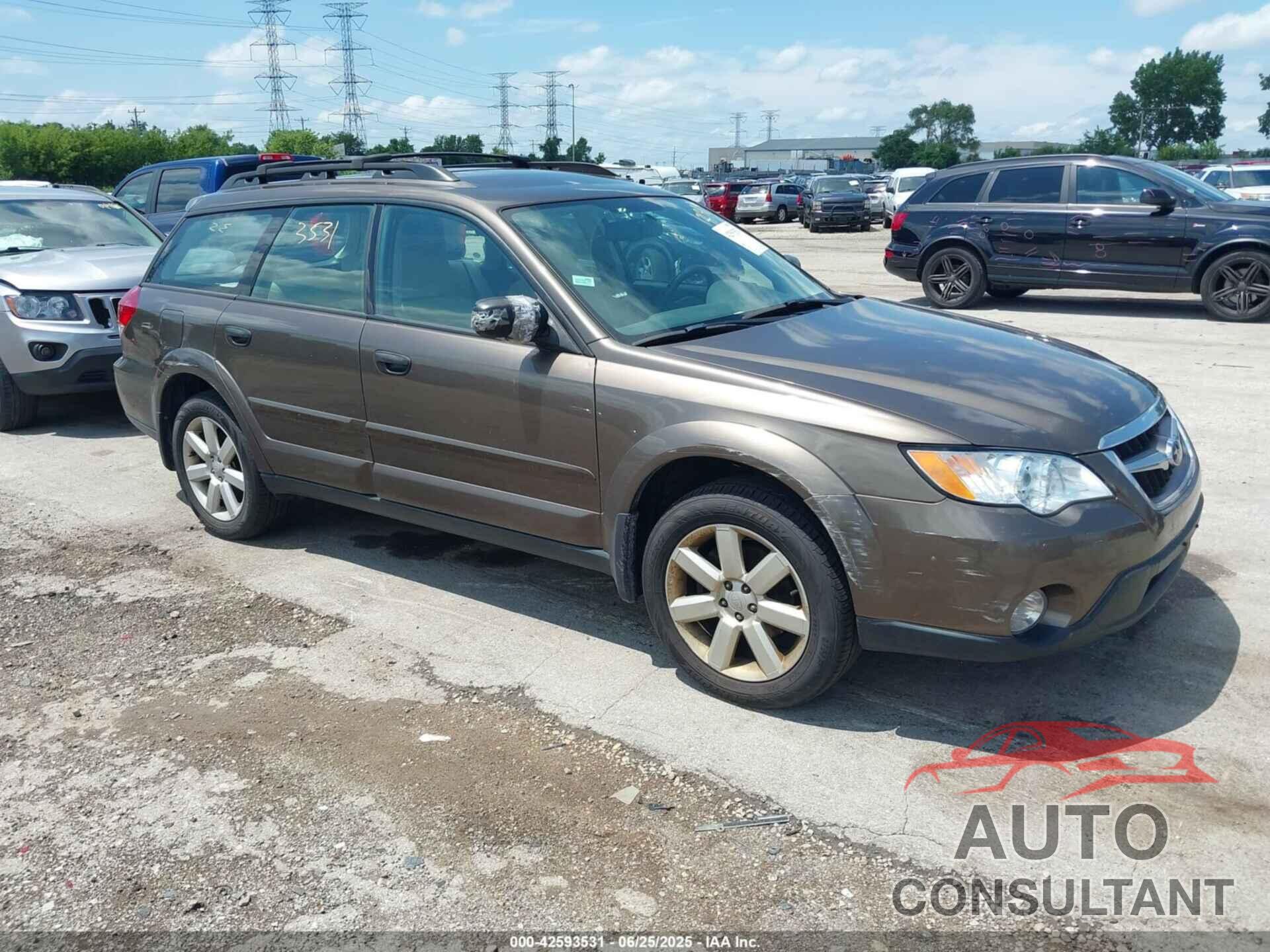 SUBARU OUTBACK 2009 - 4S4BP61C097313260