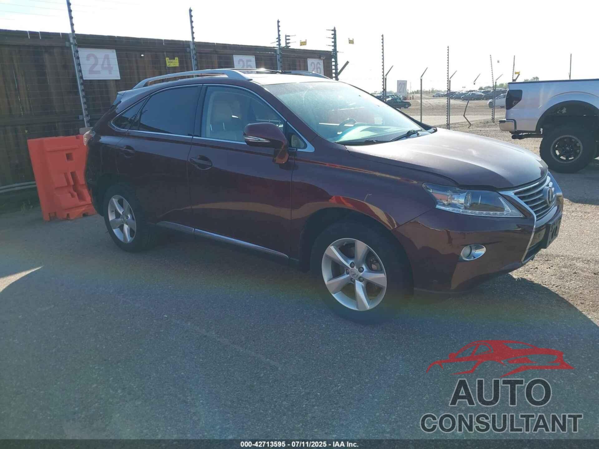 LEXUS RX 350 2013 - JTJBK1BA9D2458786