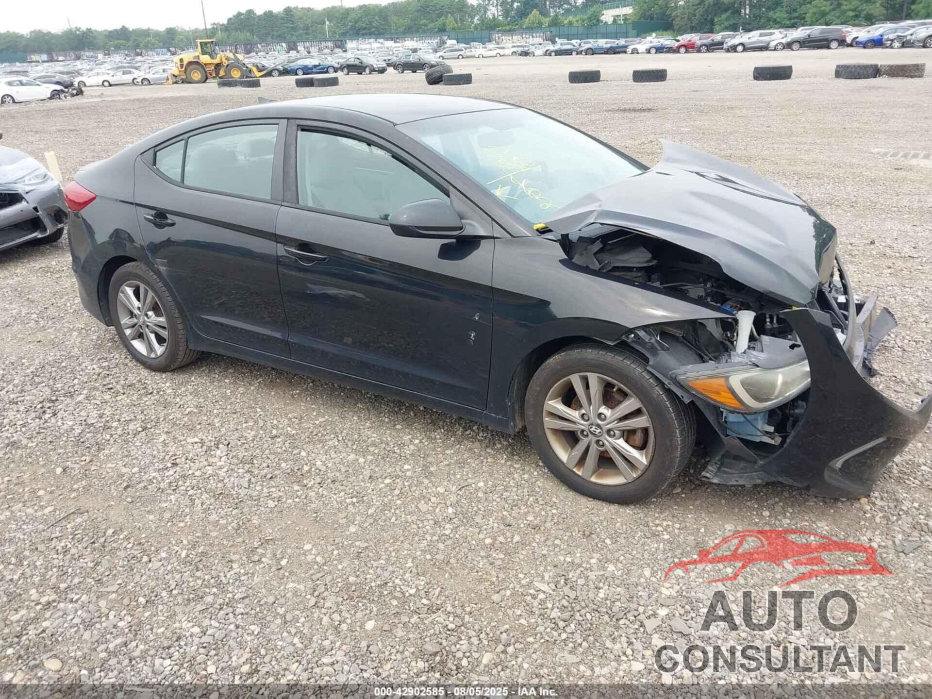 HYUNDAI ELANTRA 2017 - KMHD84LF9HU207150