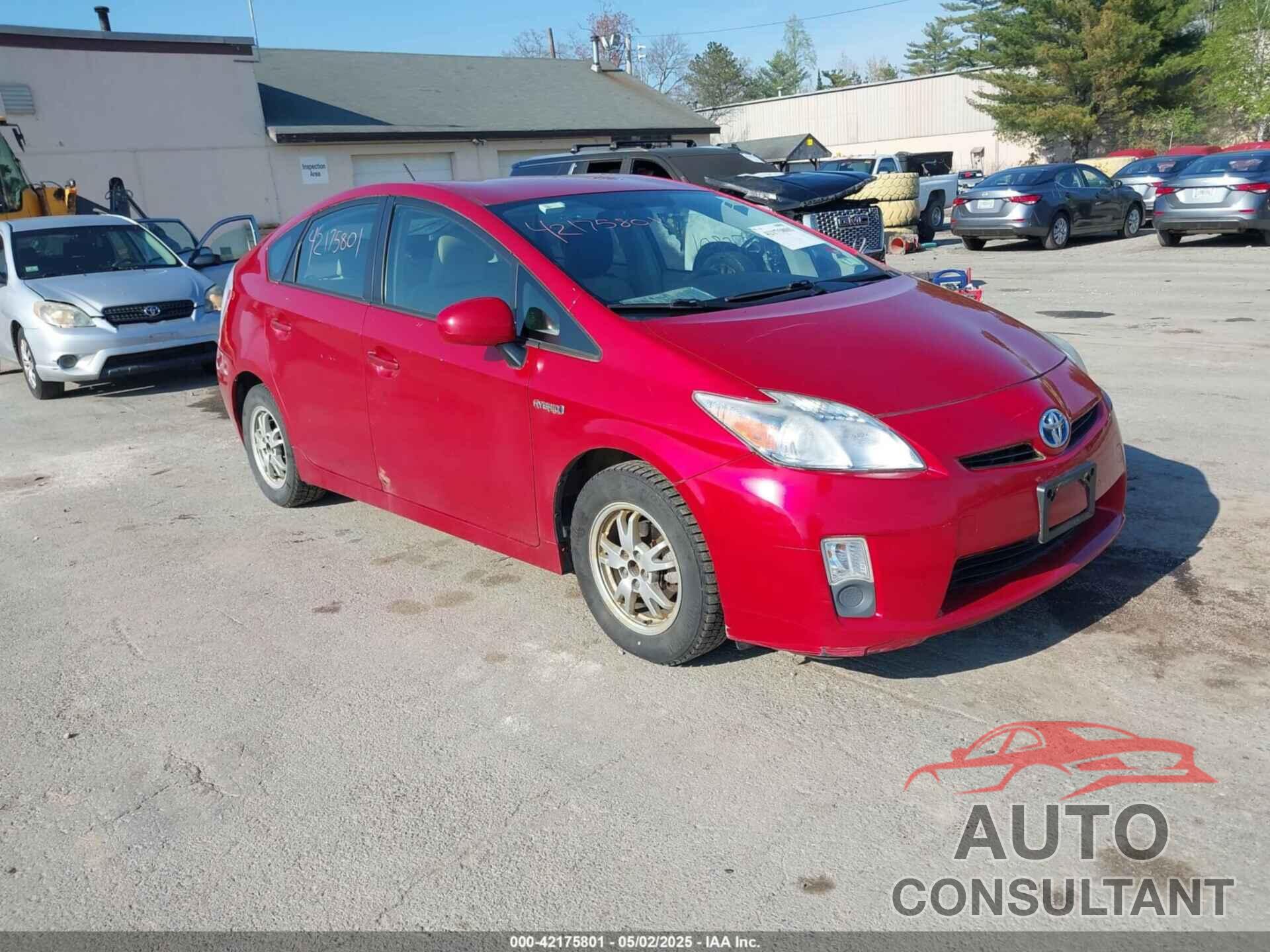 TOYOTA PRIUS 2011 - JTDKN3DU6B1457157