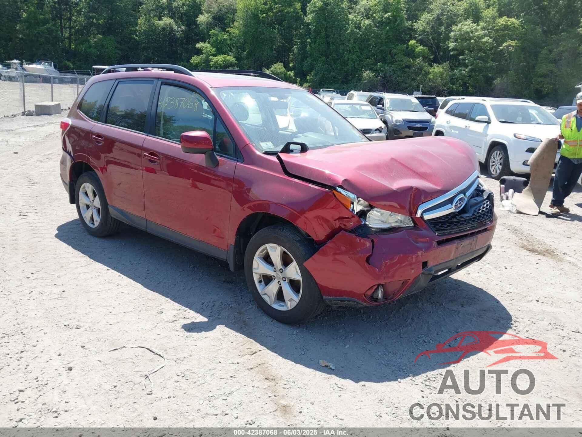 SUBARU FORESTER 2016 - JF2SJAFC7GH508864