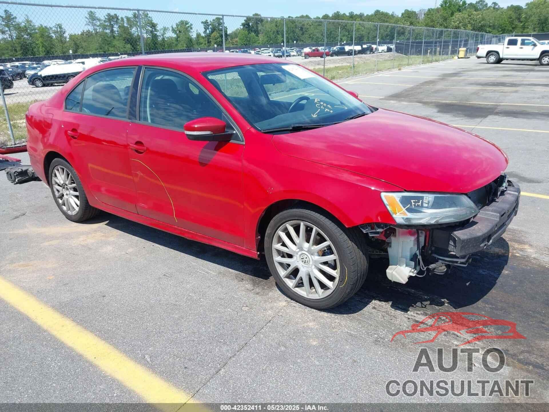 VOLKSWAGEN JETTA 2012 - 3VWDP7AJ4CM127393