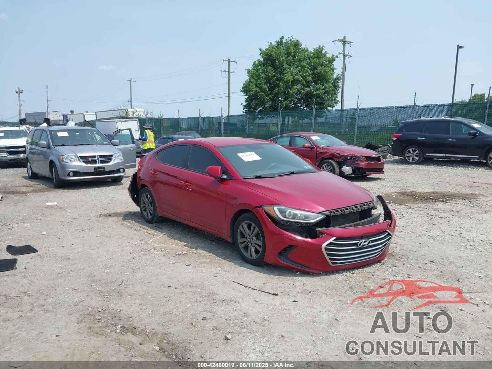 HYUNDAI ELANTRA 2018 - 5NPD84LF9JH295198