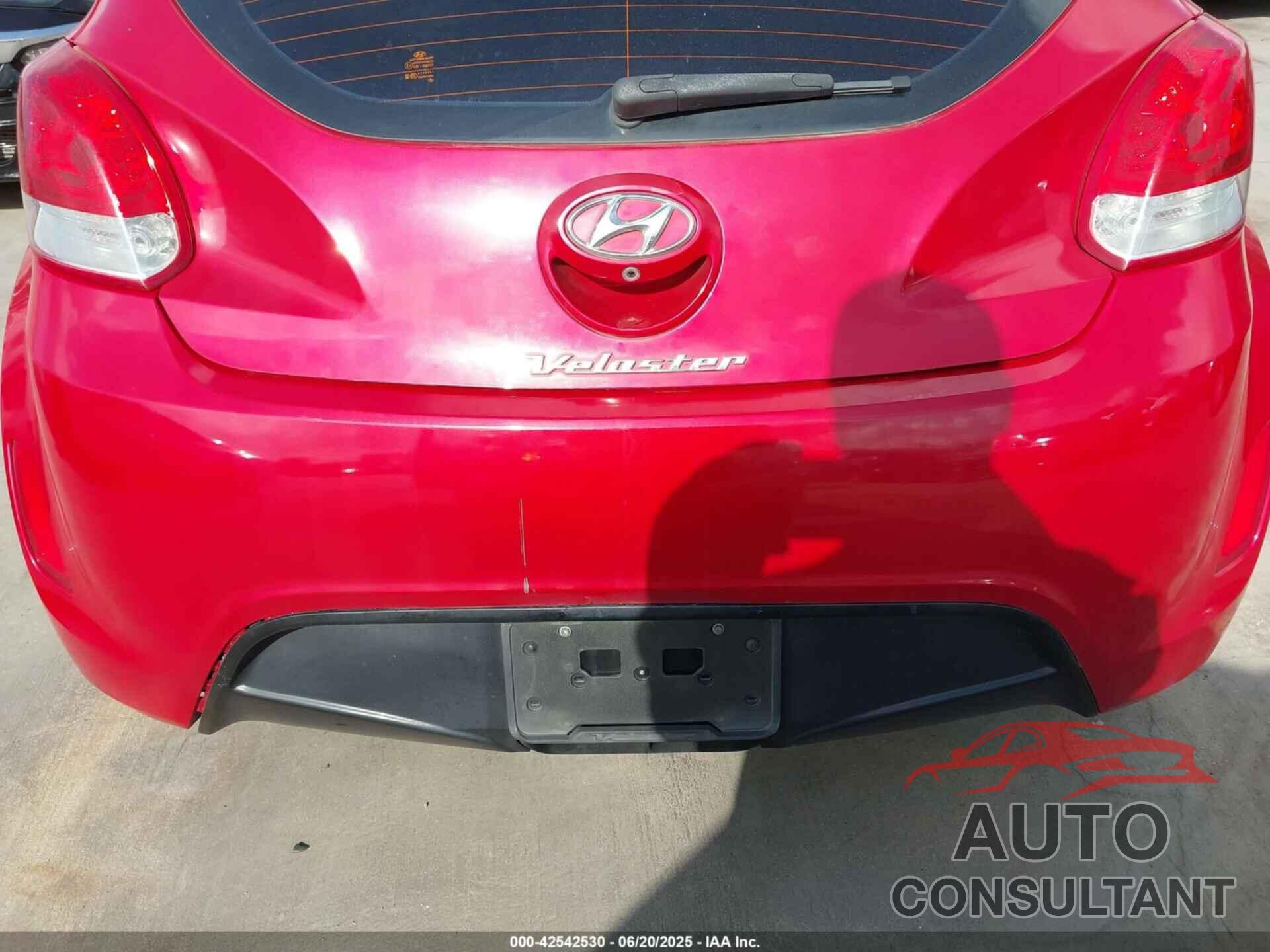HYUNDAI VELOSTER 2016 - KMHTC6AD2GU257927