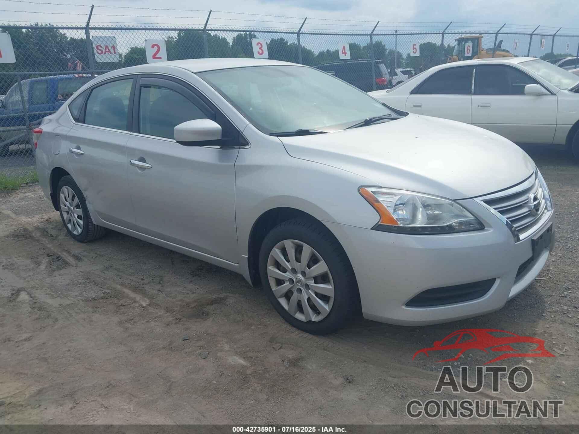NISSAN SENTRA 2015 - 3N1AB7AP2FL649204
