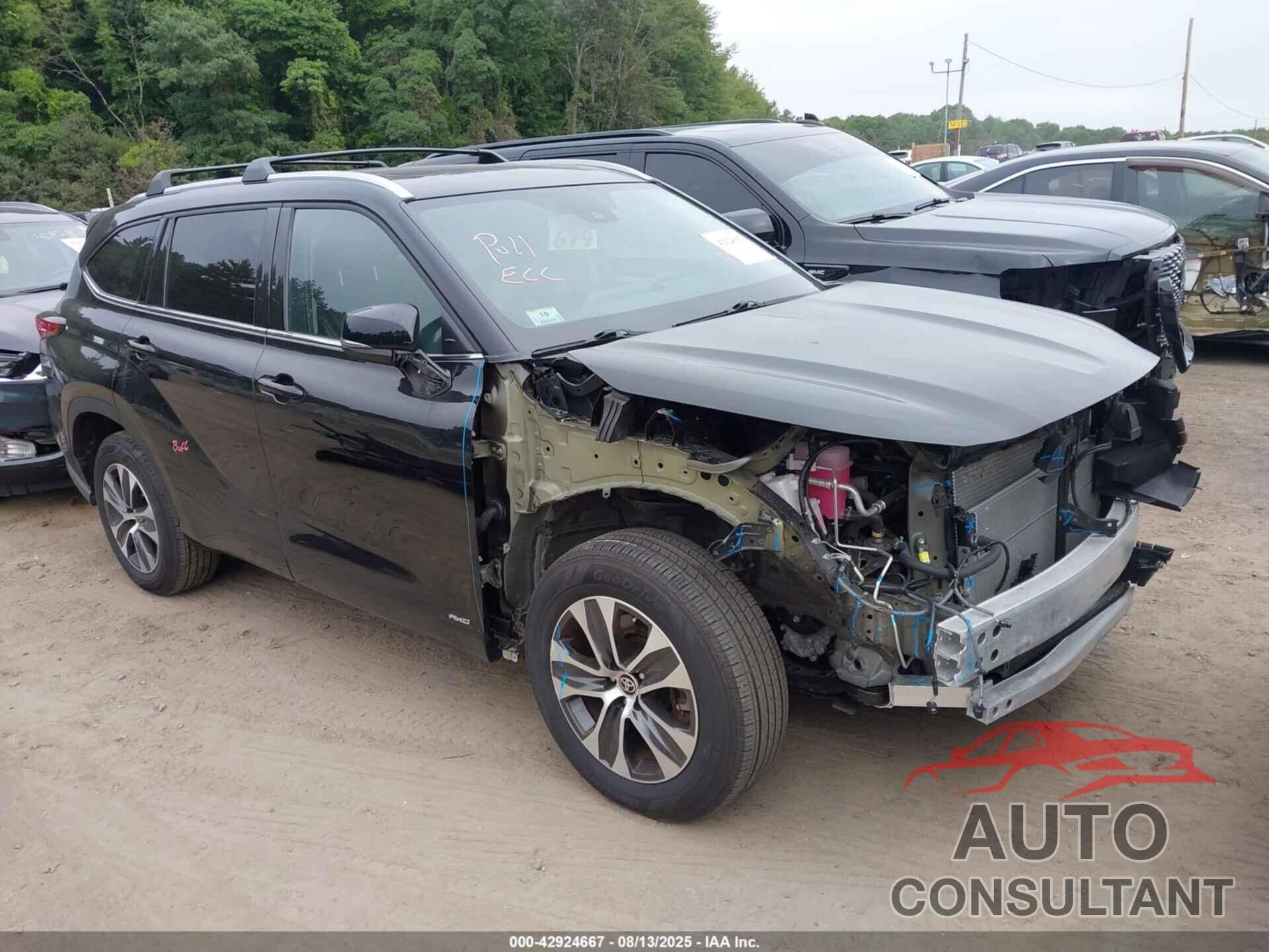 TOYOTA HIGHLANDER 2022 - 5TDGBRCH2NS559911
