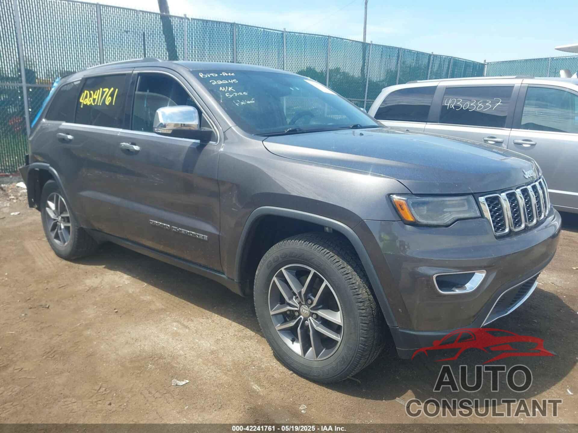 JEEP GRAND CHEROKEE 2017 - 1C4RJFBGXHC654659