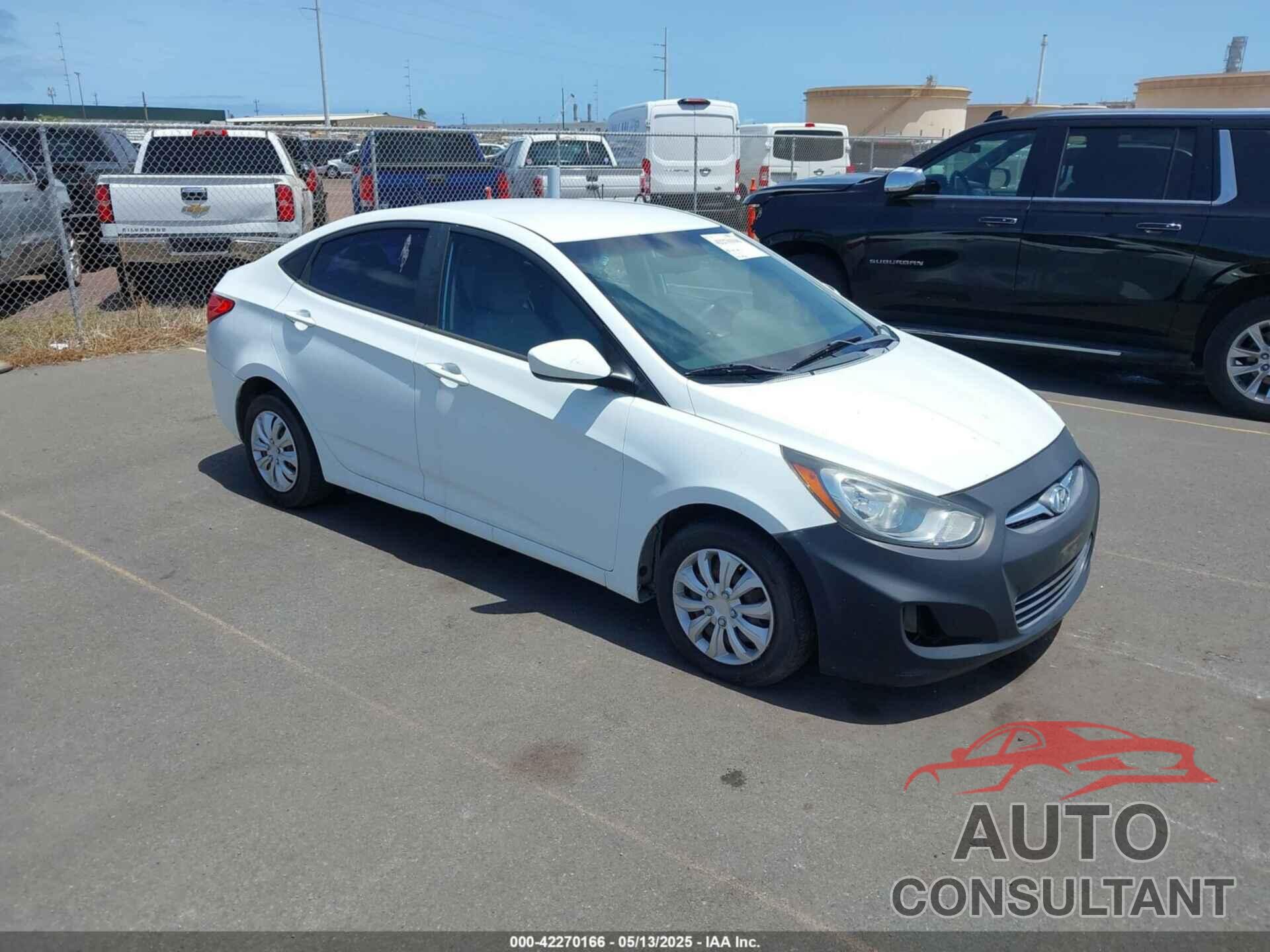 HYUNDAI ACCENT 2013 - KMHCT4AE8DU537750