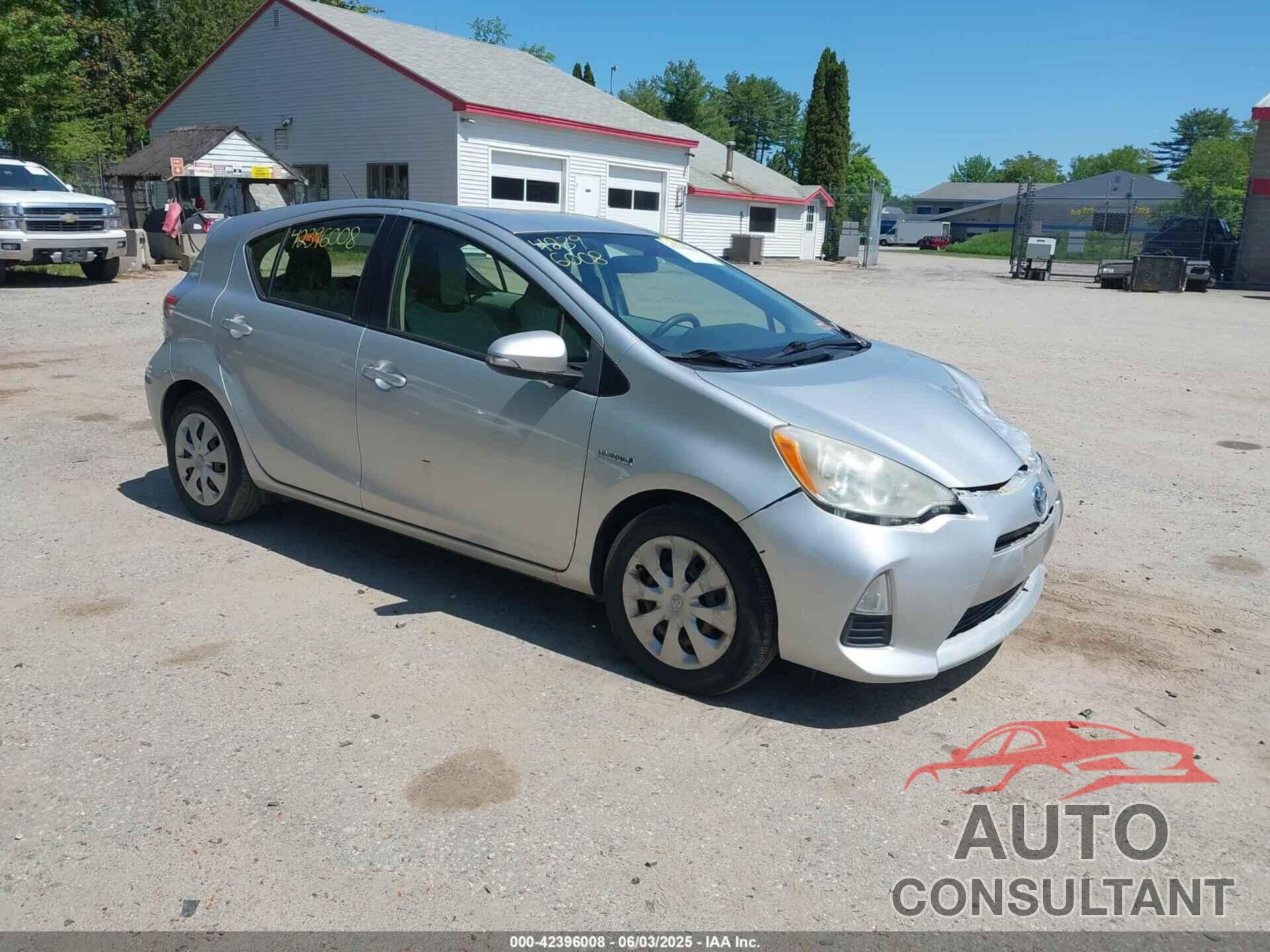 TOYOTA PRIUS C 2012 - JTDKDTB36C1014067