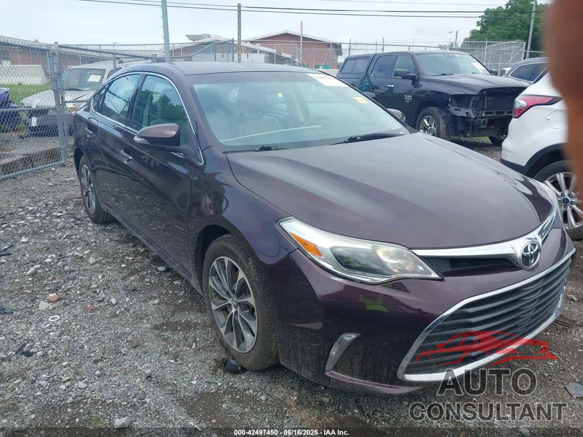 TOYOTA AVALON 2016 - 4T1BK1EB7GU222827