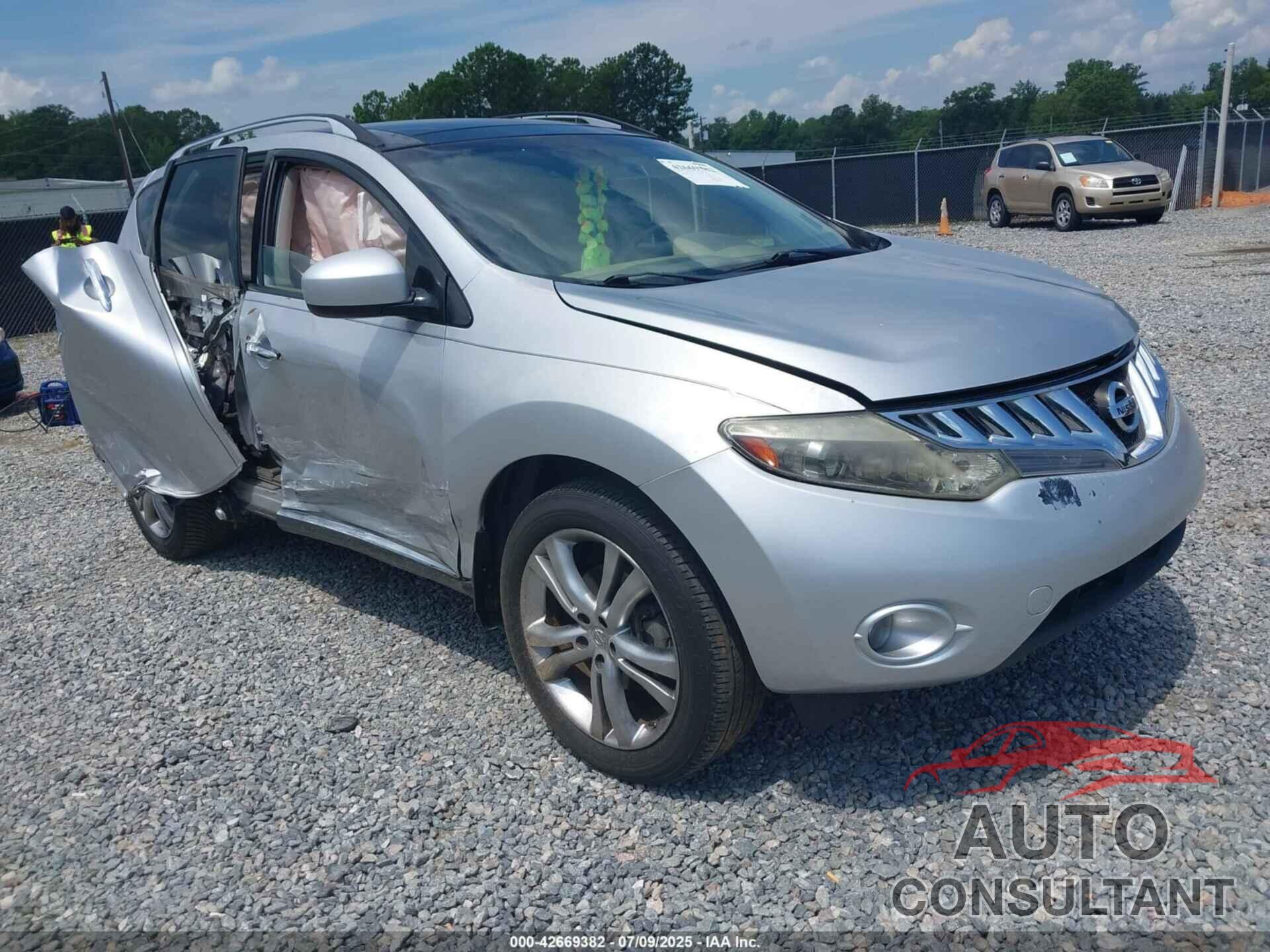 NISSAN MURANO 2009 - JN8AZ18W09W115995