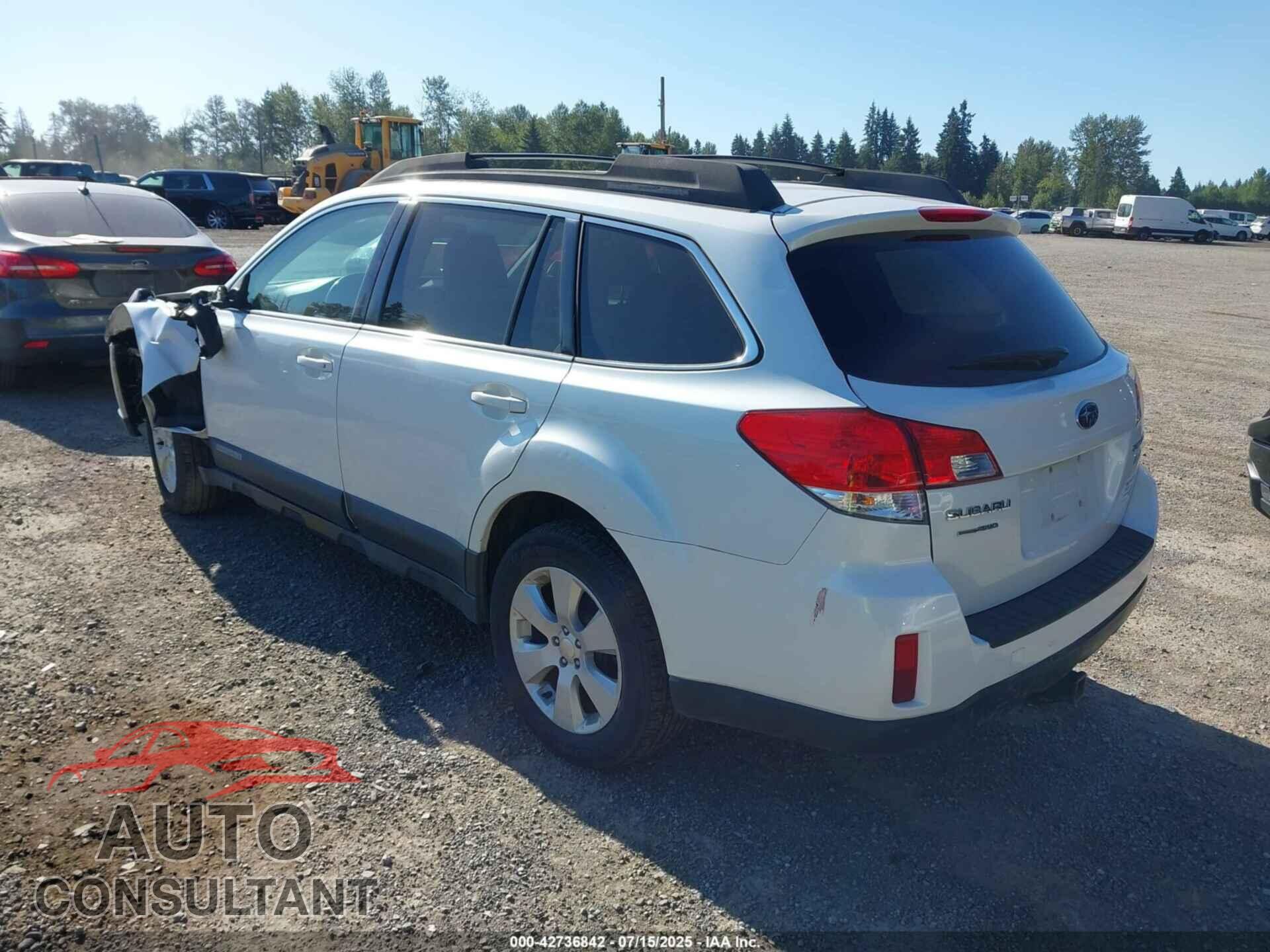 SUBARU OUTBACK 2012 - 4S4BRBCCXC3206344