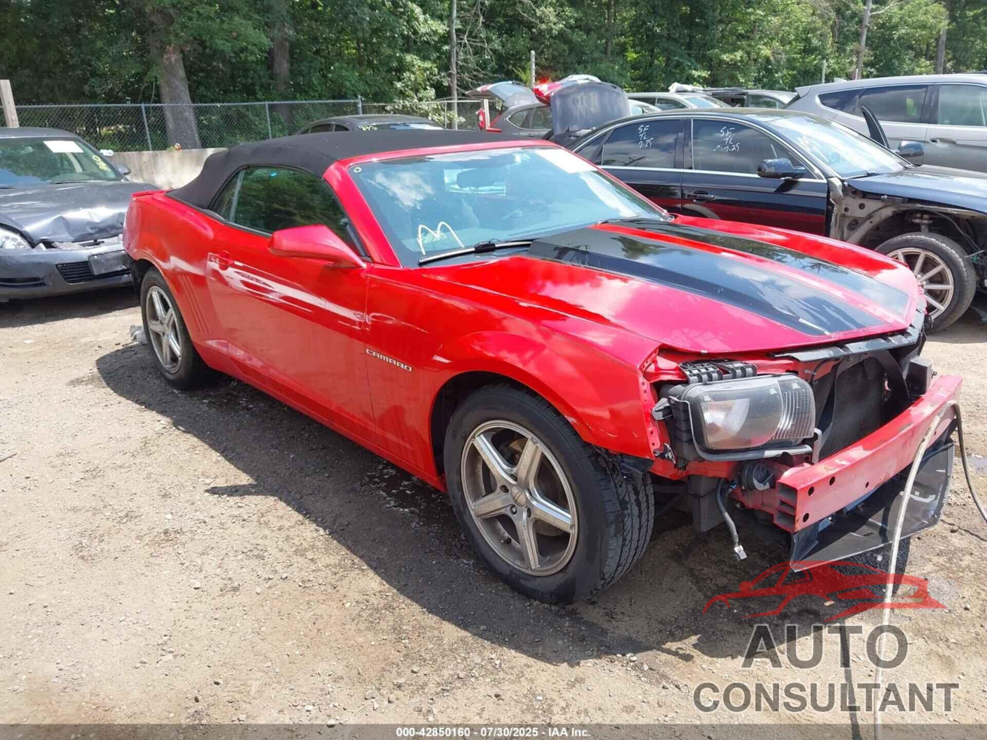 CHEVROLET CAMARO 2012 - 2G1FB3D34C9209433