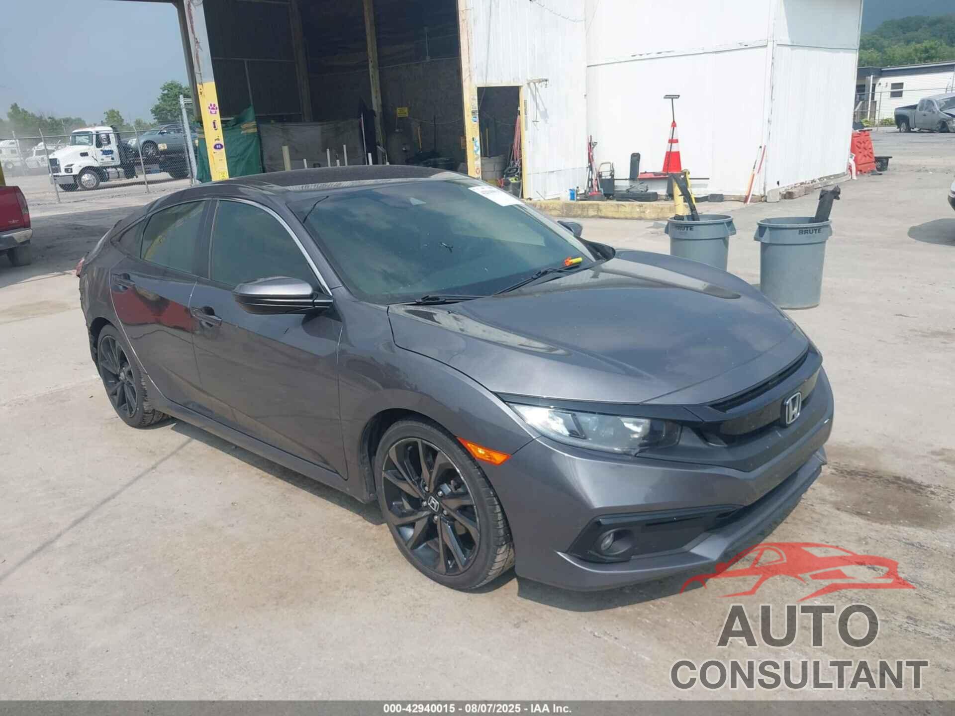 HONDA CIVIC 2019 - 2HGFC2F83KH502284
