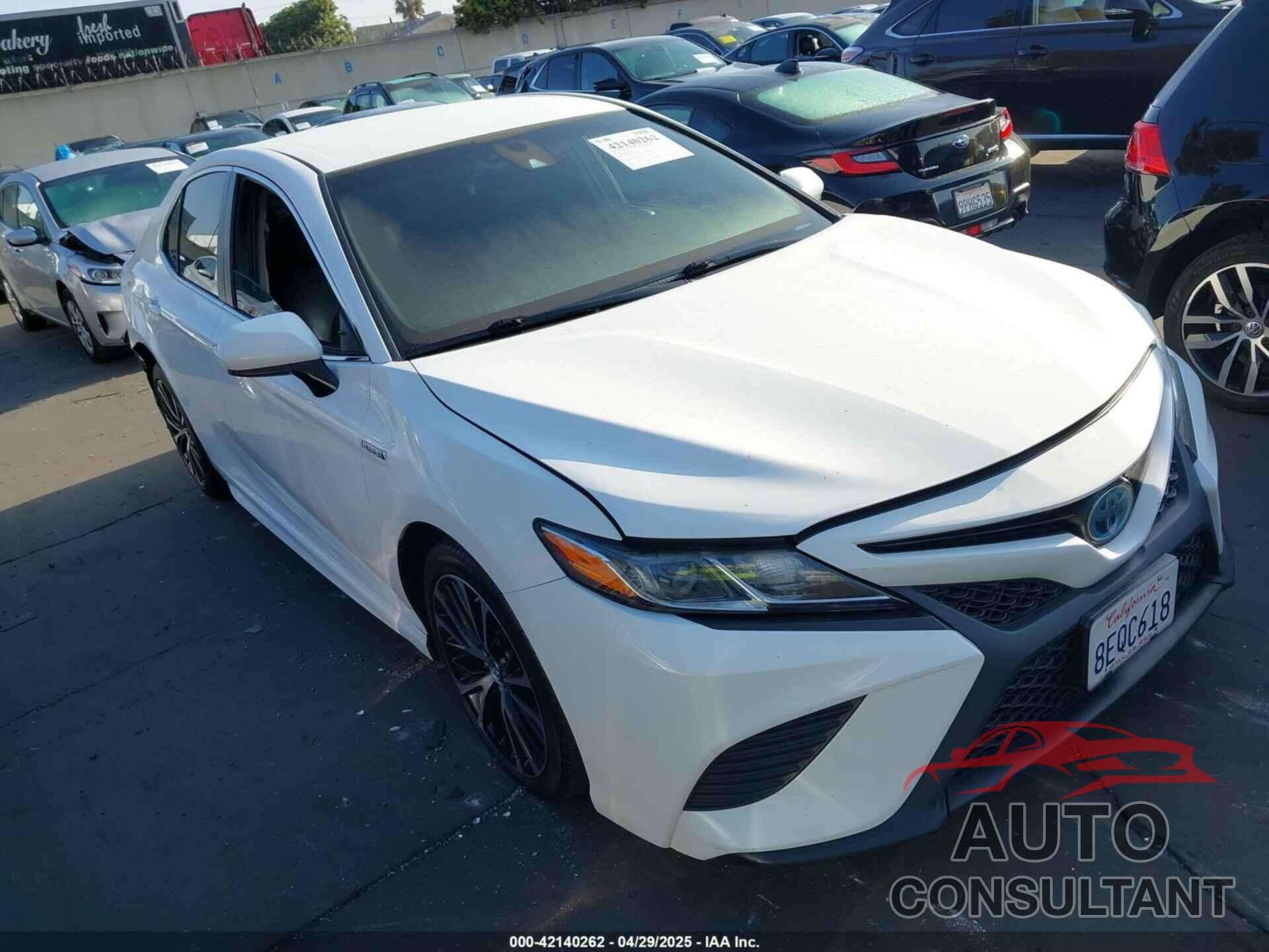 TOYOTA CAMRY HYBRID 2018 - 4T1B21HK9JU509394