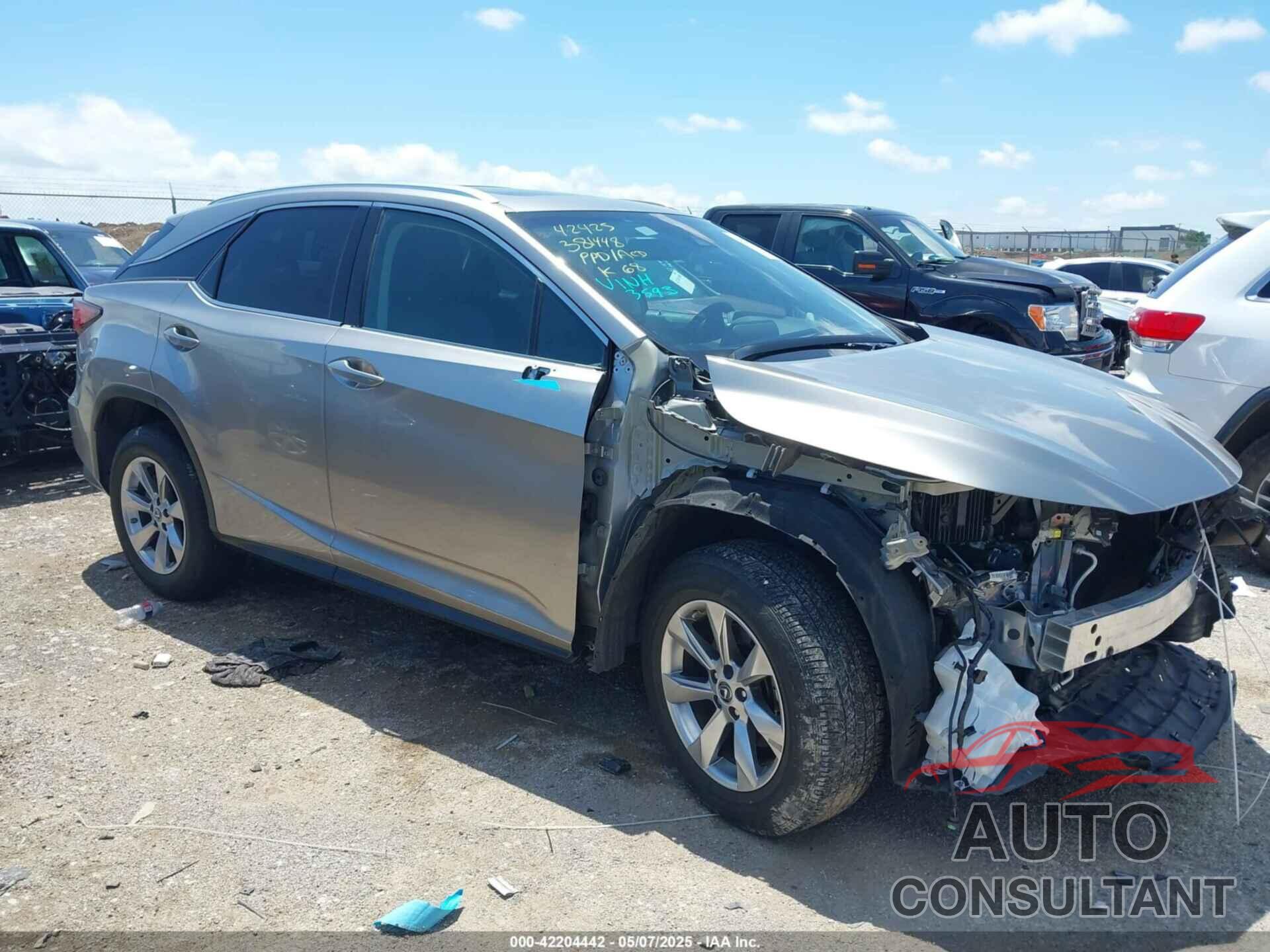 LEXUS RX 350 2019 - 2T2BZMCA1KC195203