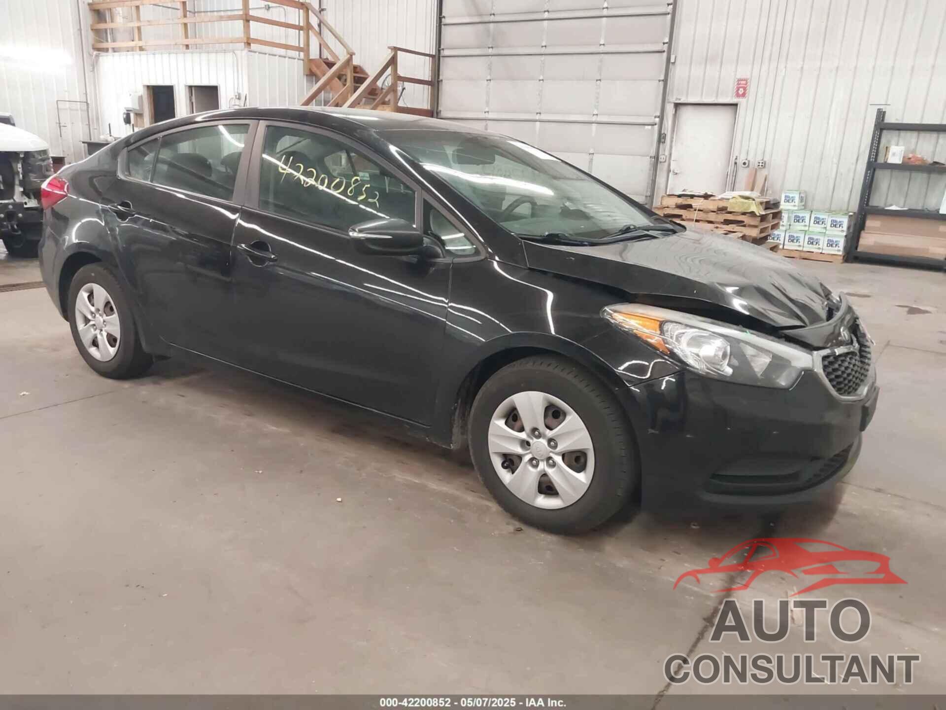 KIA FORTE 2016 - KNAFX4A63G5500812
