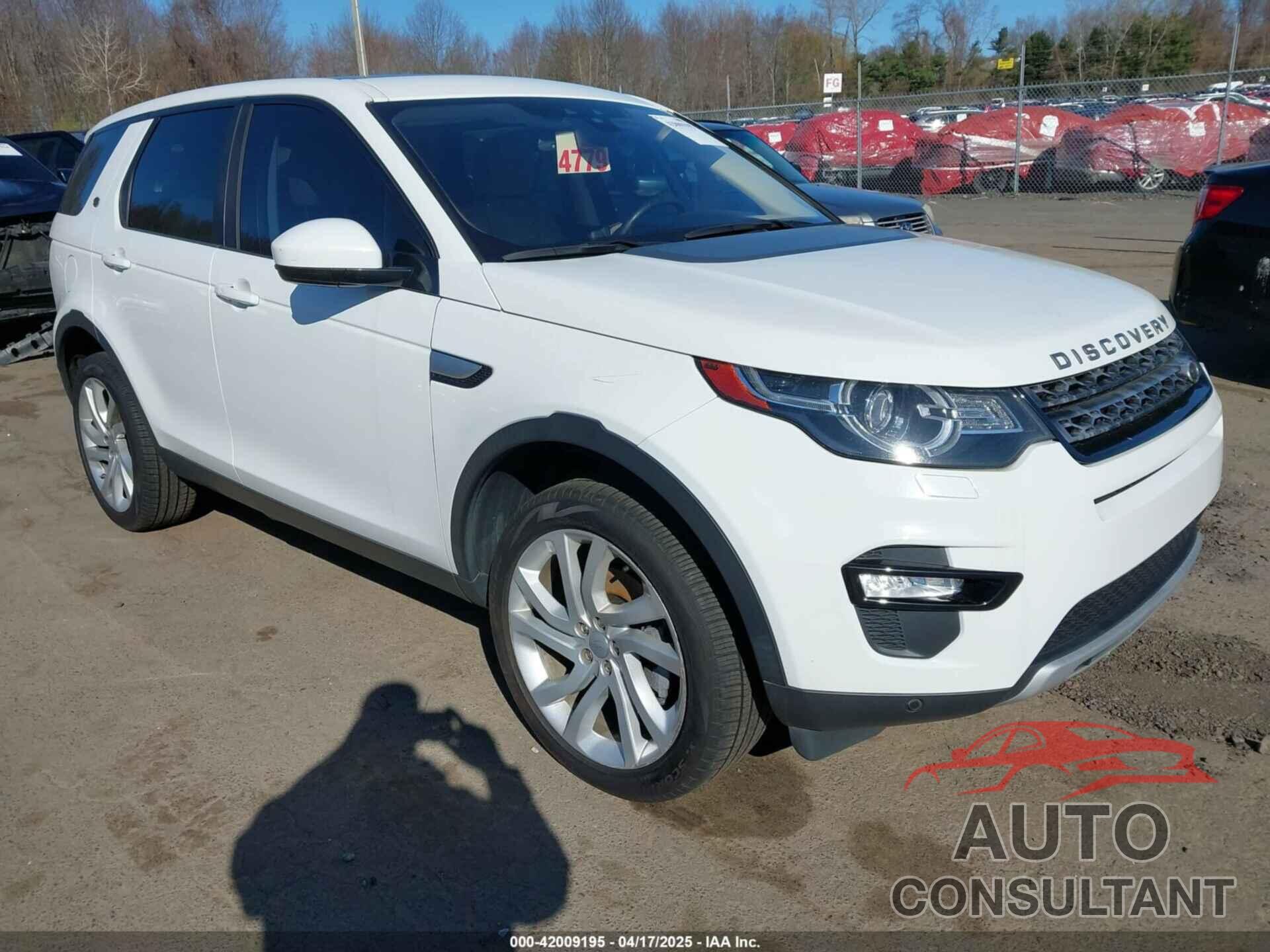 LAND ROVER DISCOVERY SPORT 2017 - SALCR2BG0HH691545