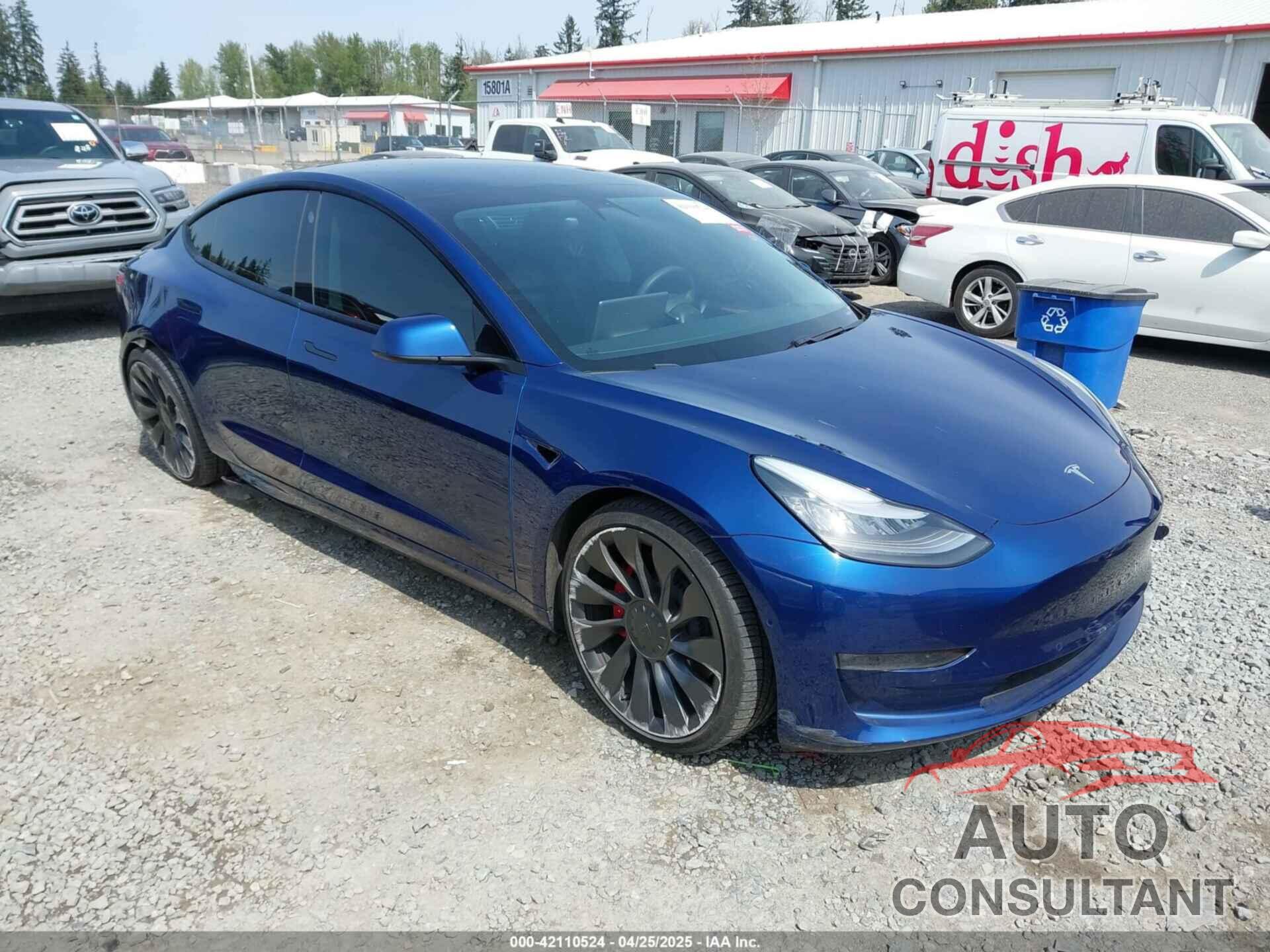 TESLA MODEL 3 2021 - 5YJ3E1EC1MF000961