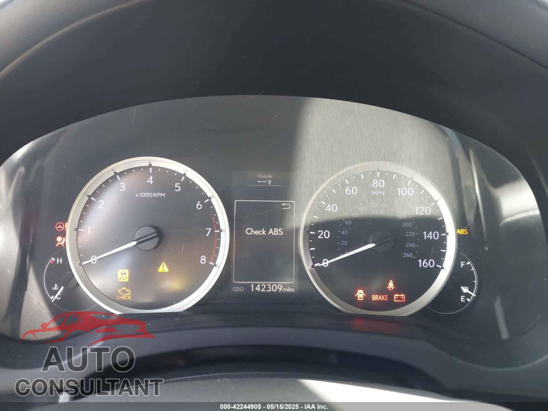 LEXUS IS 250 2014 - JTHCF1D20E5004085