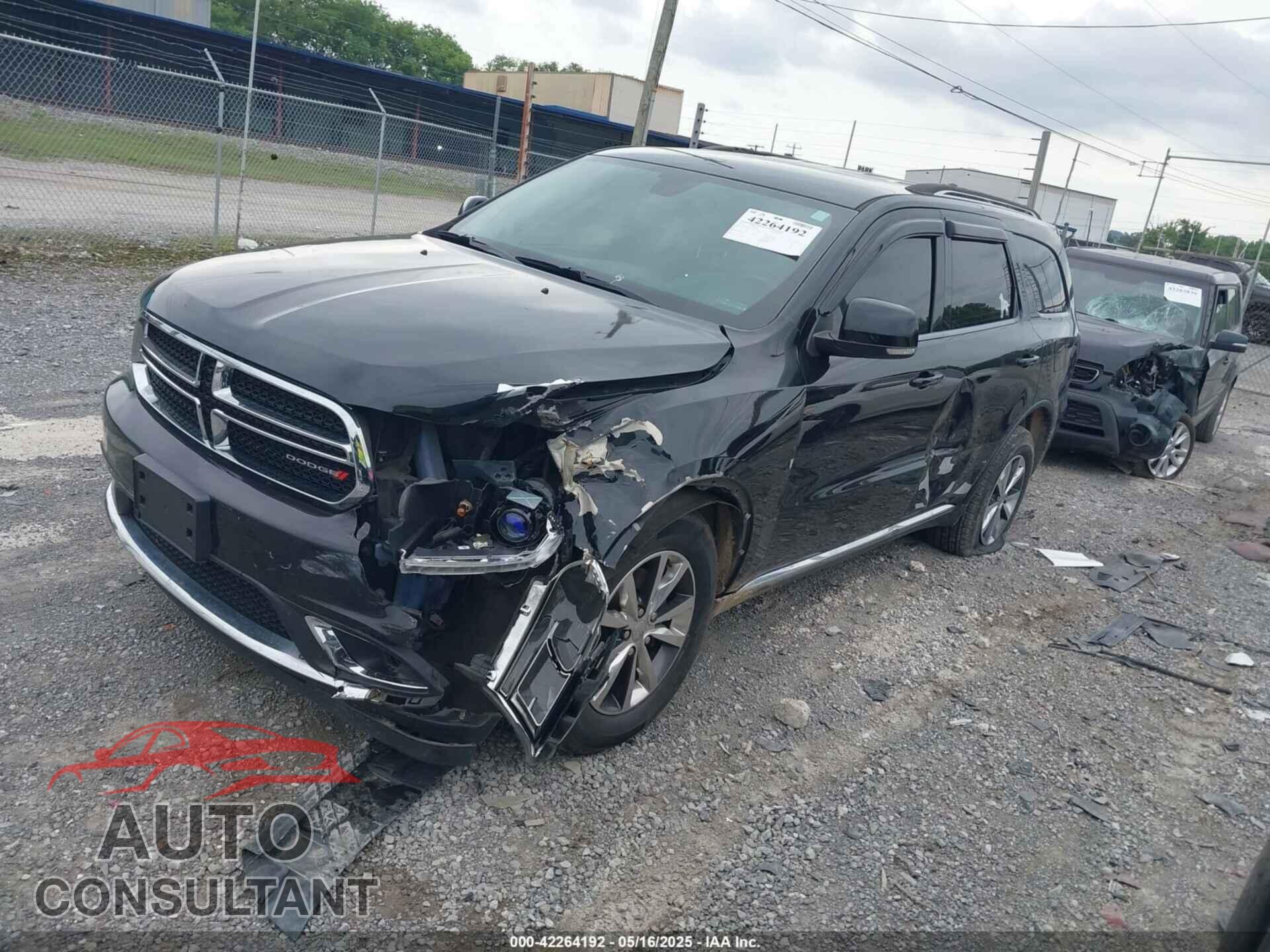 DODGE DURANGO 2016 - 1C4RDJDG3GC374717