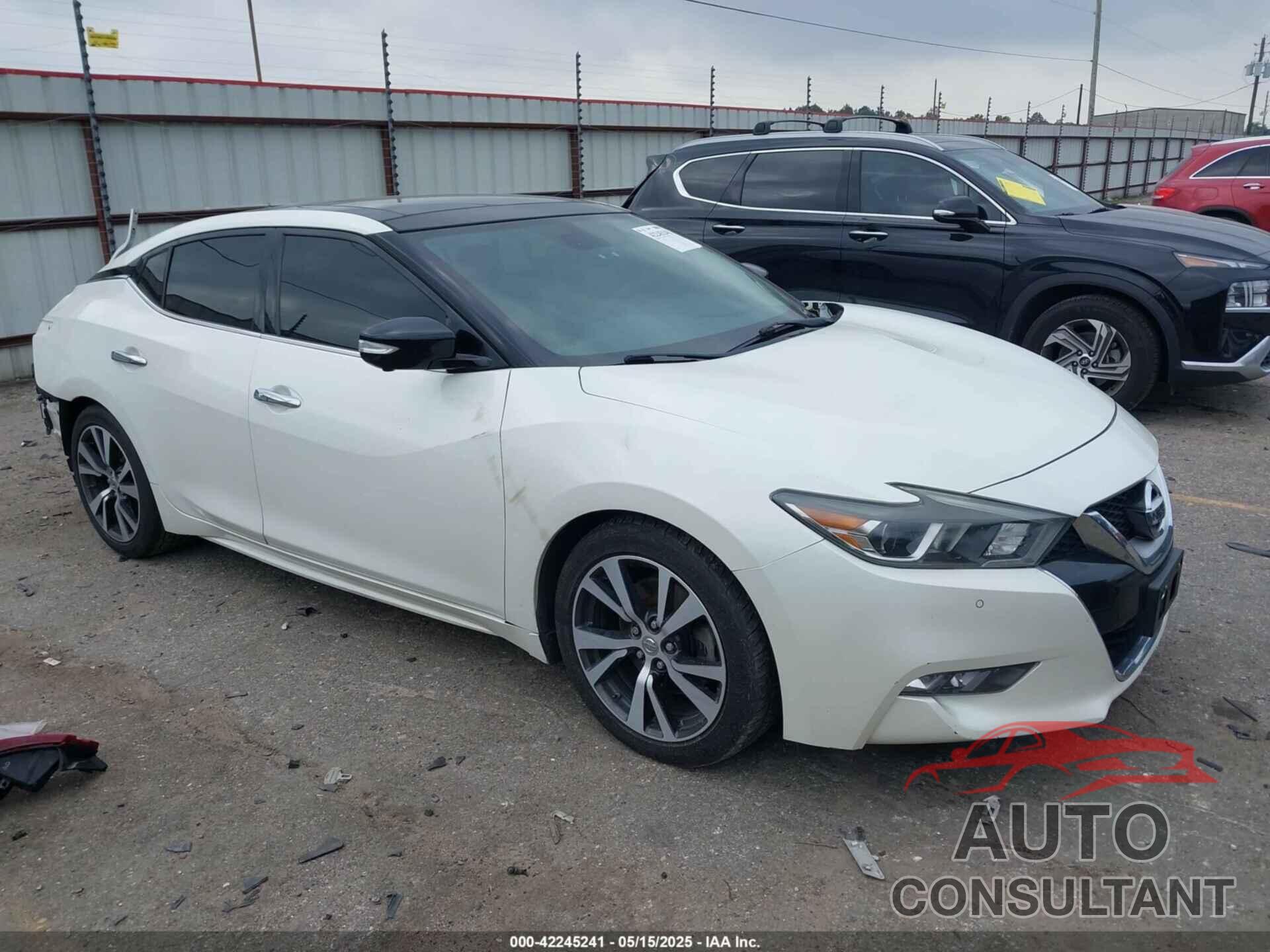 NISSAN MAXIMA 2017 - 1N4AA6AP0HC380988