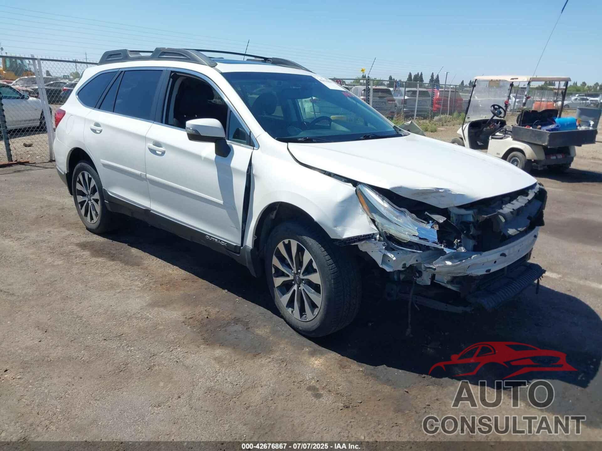SUBARU OUTBACK 2016 - 4S4BSBNC0G3280492
