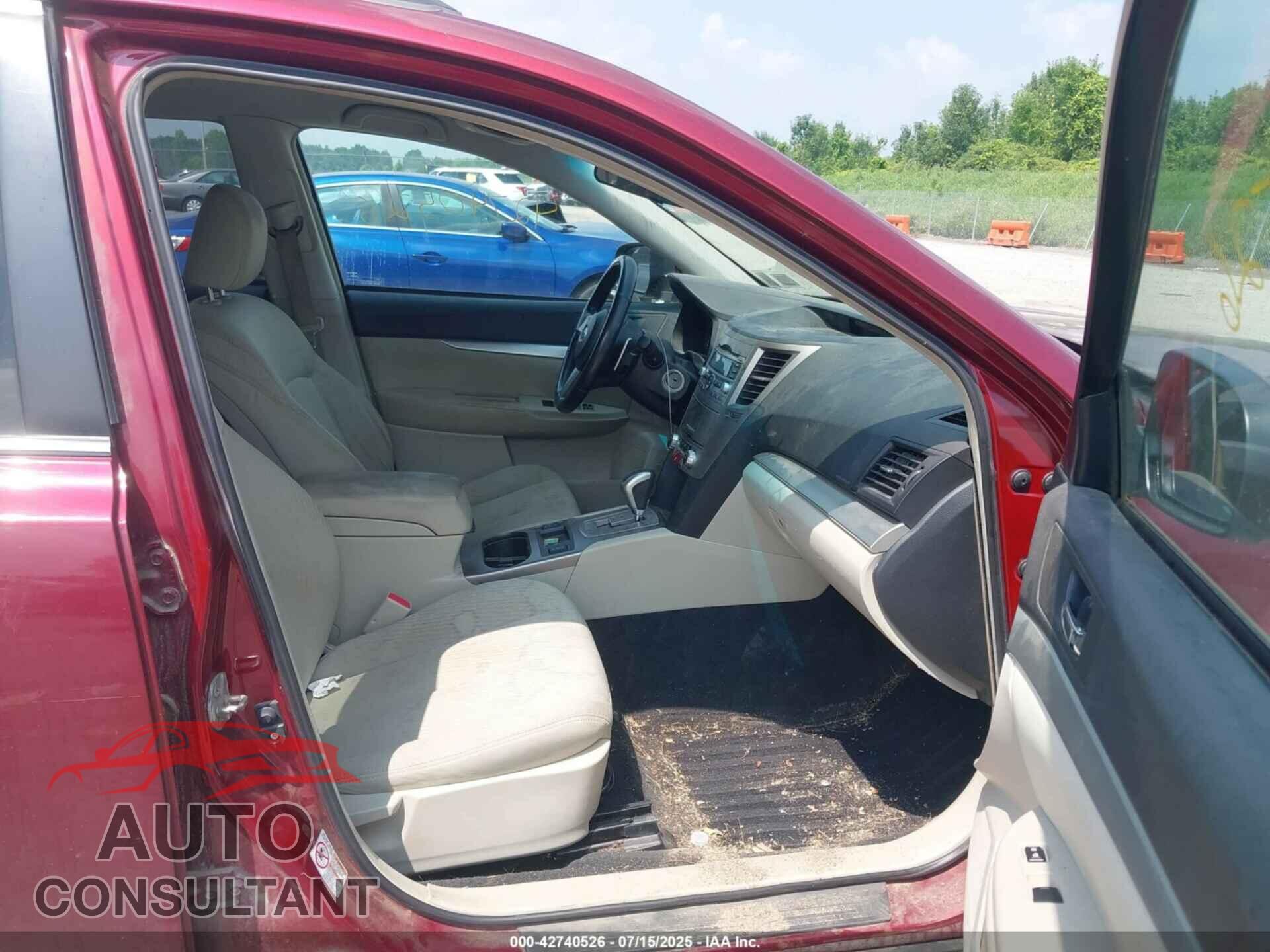SUBARU OUTBACK 2011 - 4S4BRBCC2B3373196