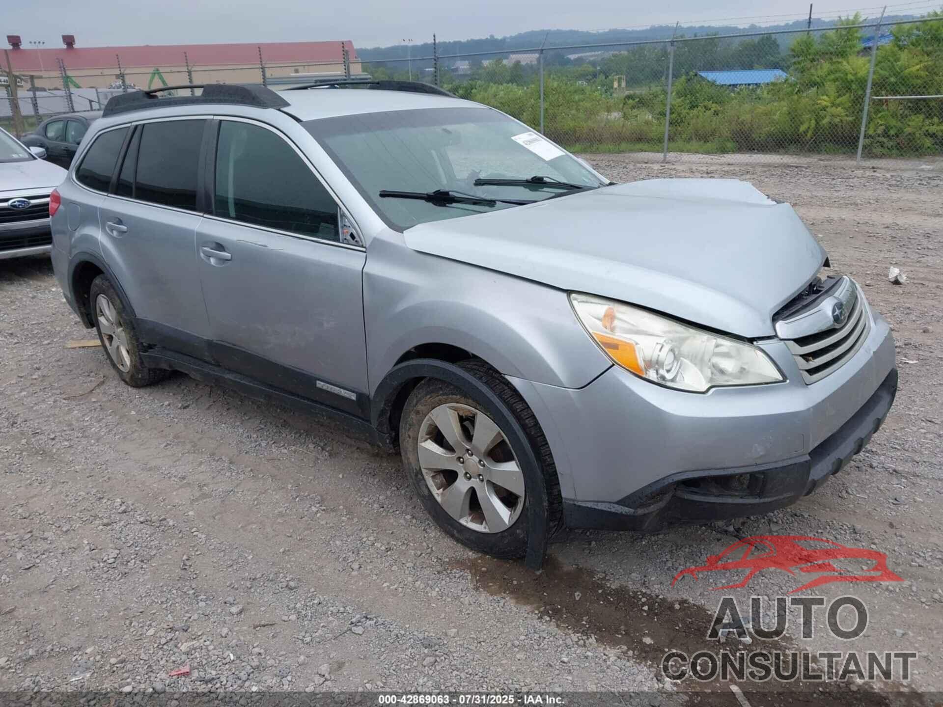 SUBARU OUTBACK 2012 - 4S4BRBCC8C3297971