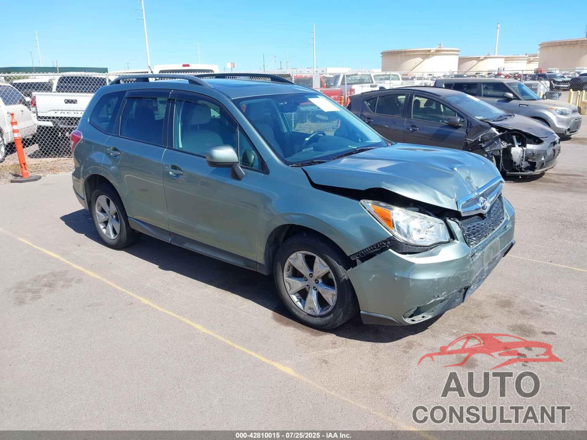 SUBARU FORESTER 2015 - JF2SJADC1FH585327