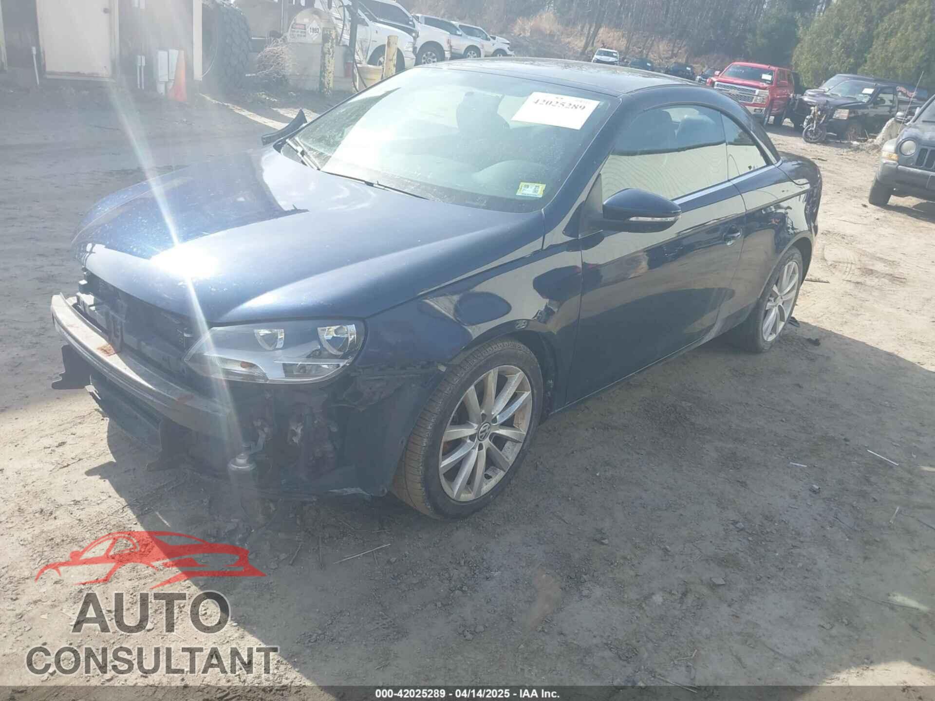 VOLKSWAGEN EOS 2012 - WVWBW7AH3CV005172