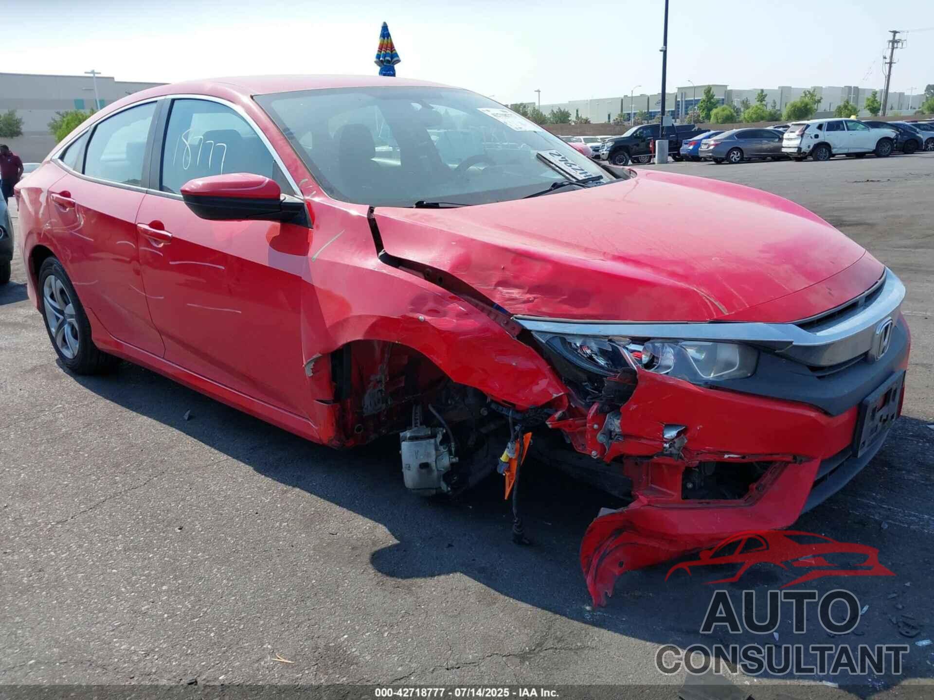 HONDA CIVIC 2018 - 2HGFC2E55JH513177